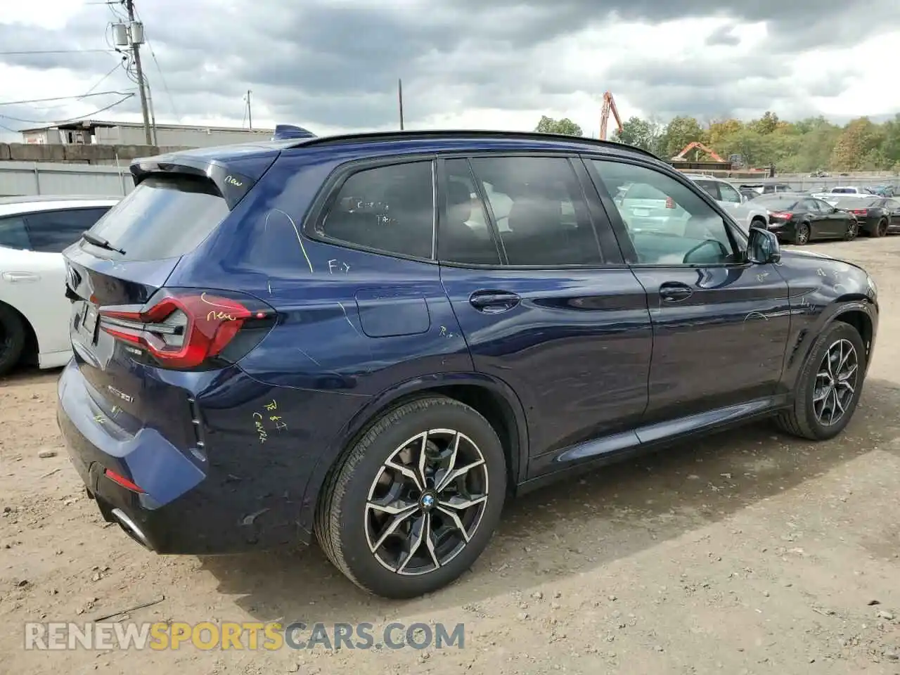 3 fotografías del automóvil dañado 5UX53DP04P9R49422 BMW X3 2023