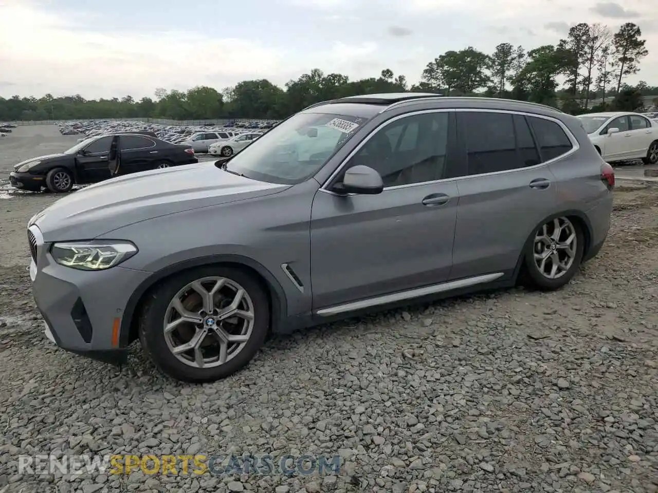 1 Photograph of a damaged car 5UX53DP04P9S68659 BMW X3 2023