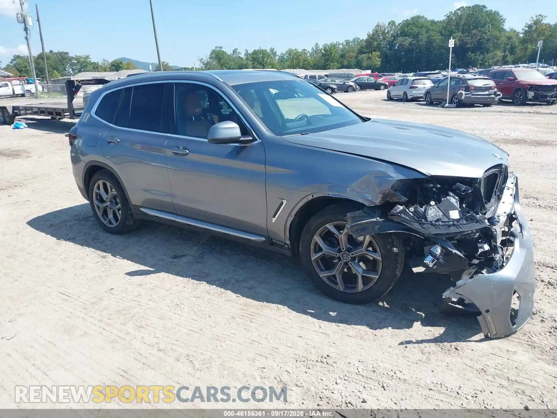 1 Photograph of a damaged car 5UX53DP05P9R83398 BMW X3 2023