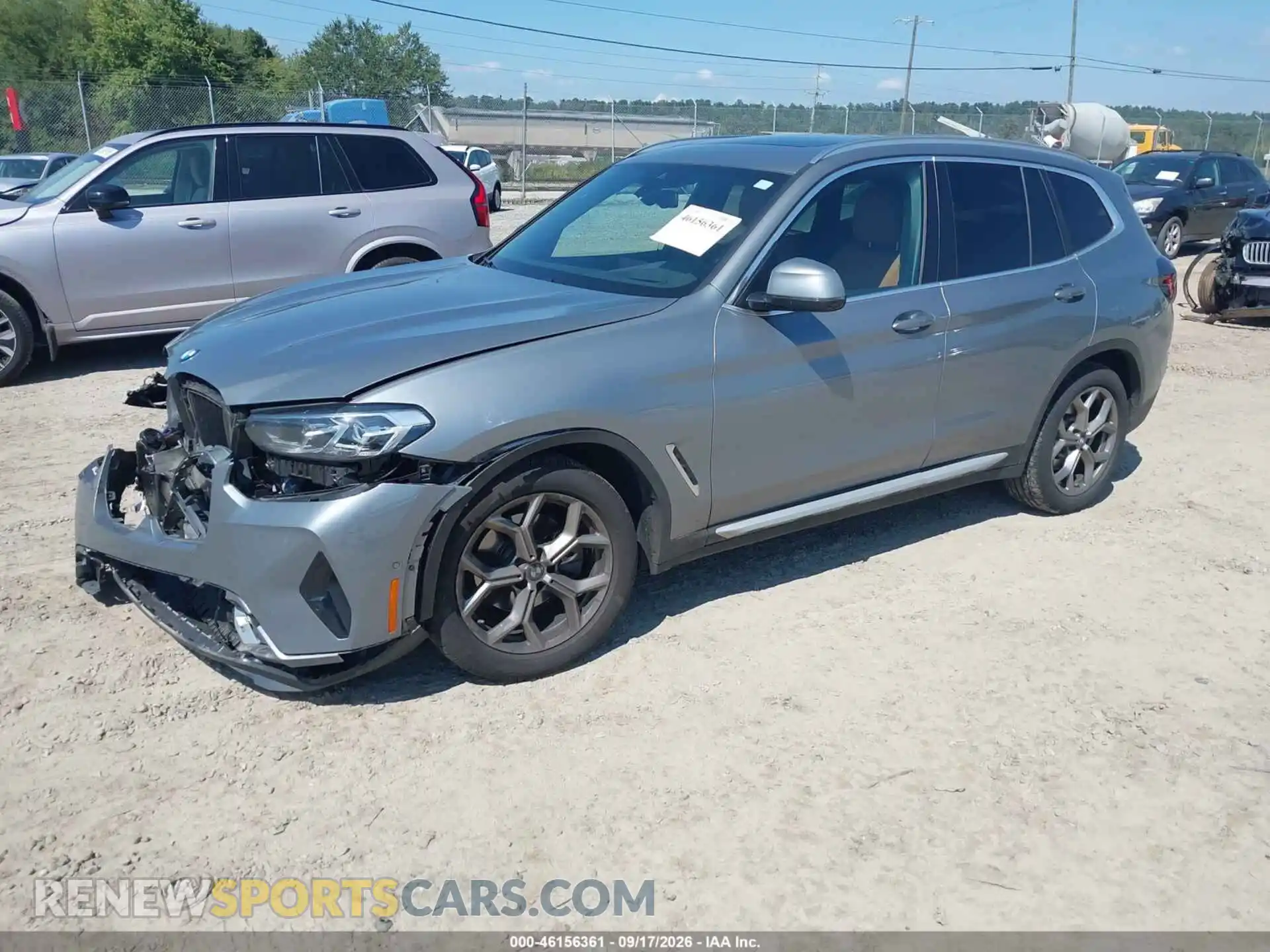 2 Photograph of a damaged car 5UX53DP05P9R83398 BMW X3 2023