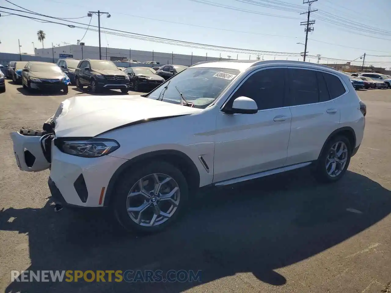 1 fotografías del automóvil dañado 5UX53DP05P9S02749 BMW X3 2023