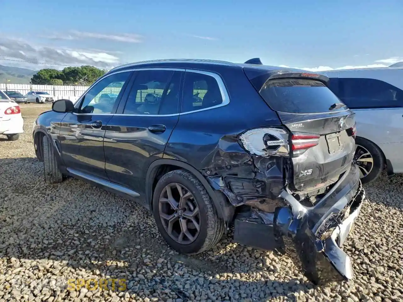 2 Photograph of a damaged car 5UX53DP06P9R23811 BMW X3 2023