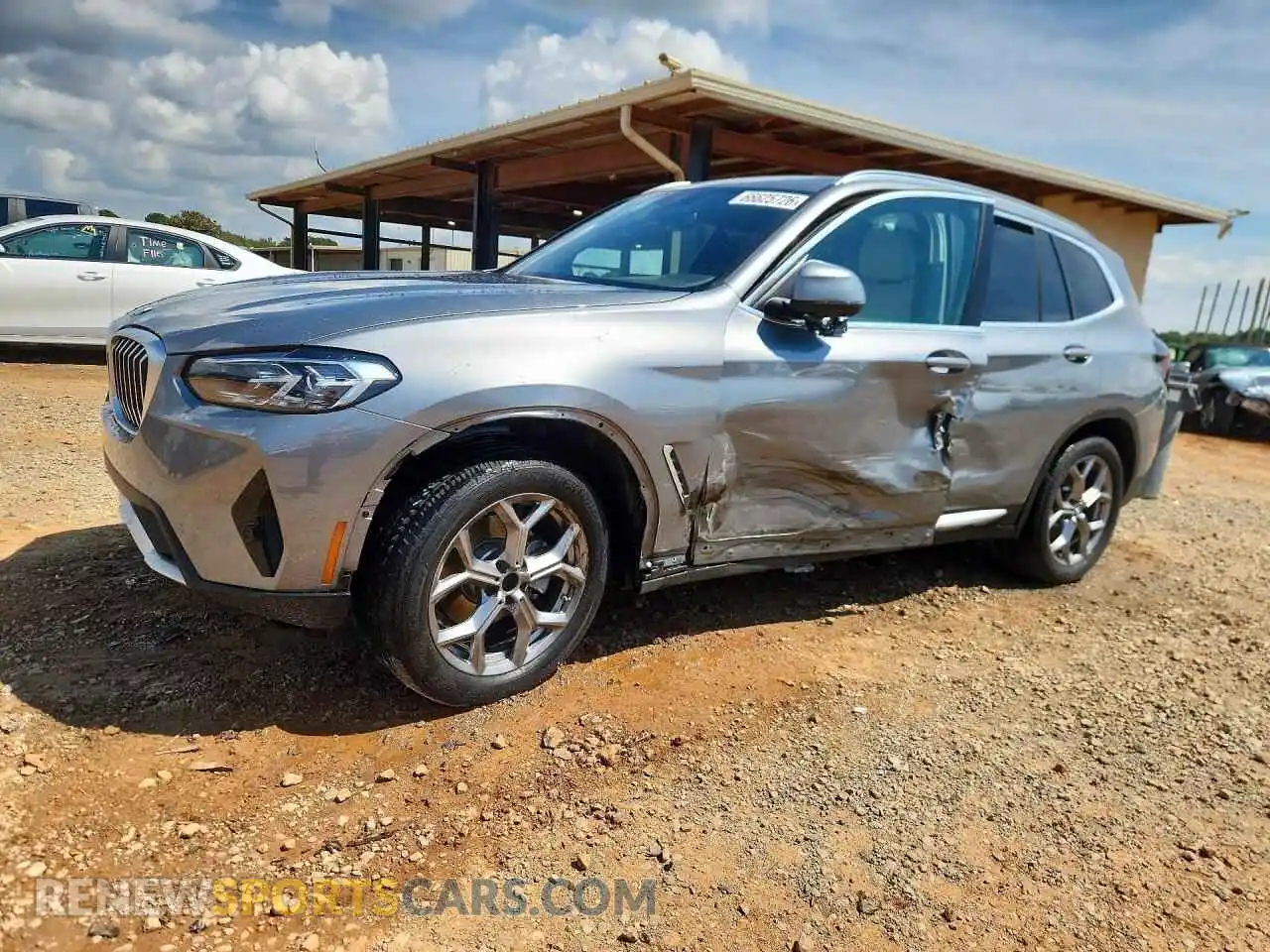 1 Photograph of a damaged car 5UX53DP06P9R49907 BMW X3 2023