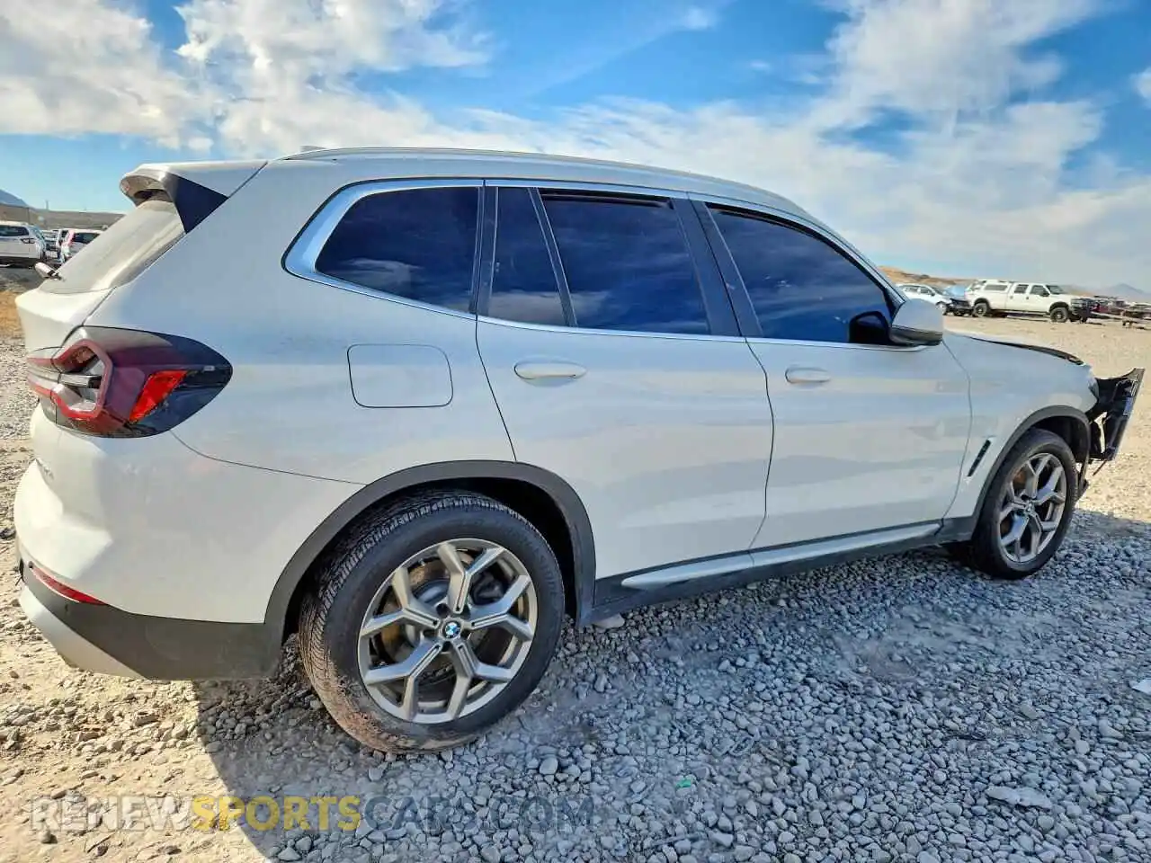 3 fotografías del automóvil dañado 5UX53DP07P9P77807 BMW X3 2023