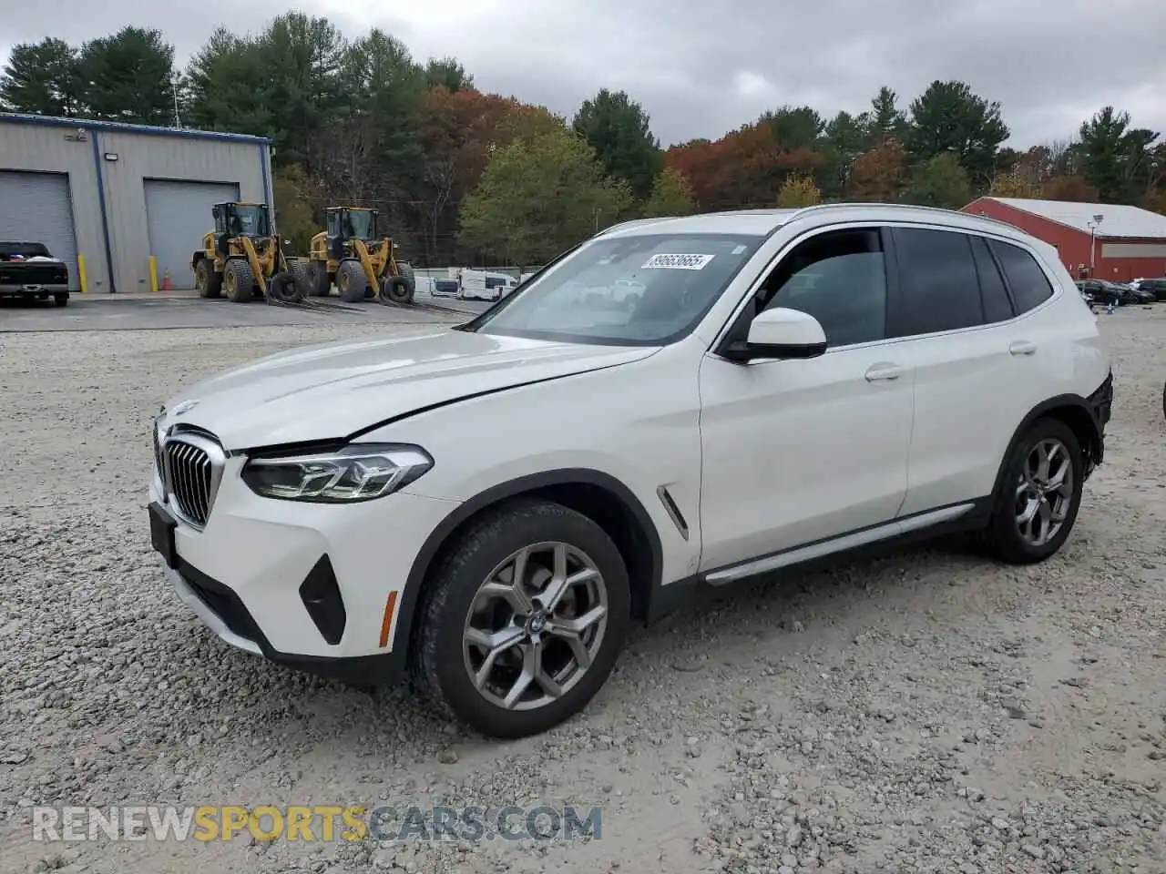1 Photograph of a damaged car 5UX53DP07P9R03535 BMW X3 2023