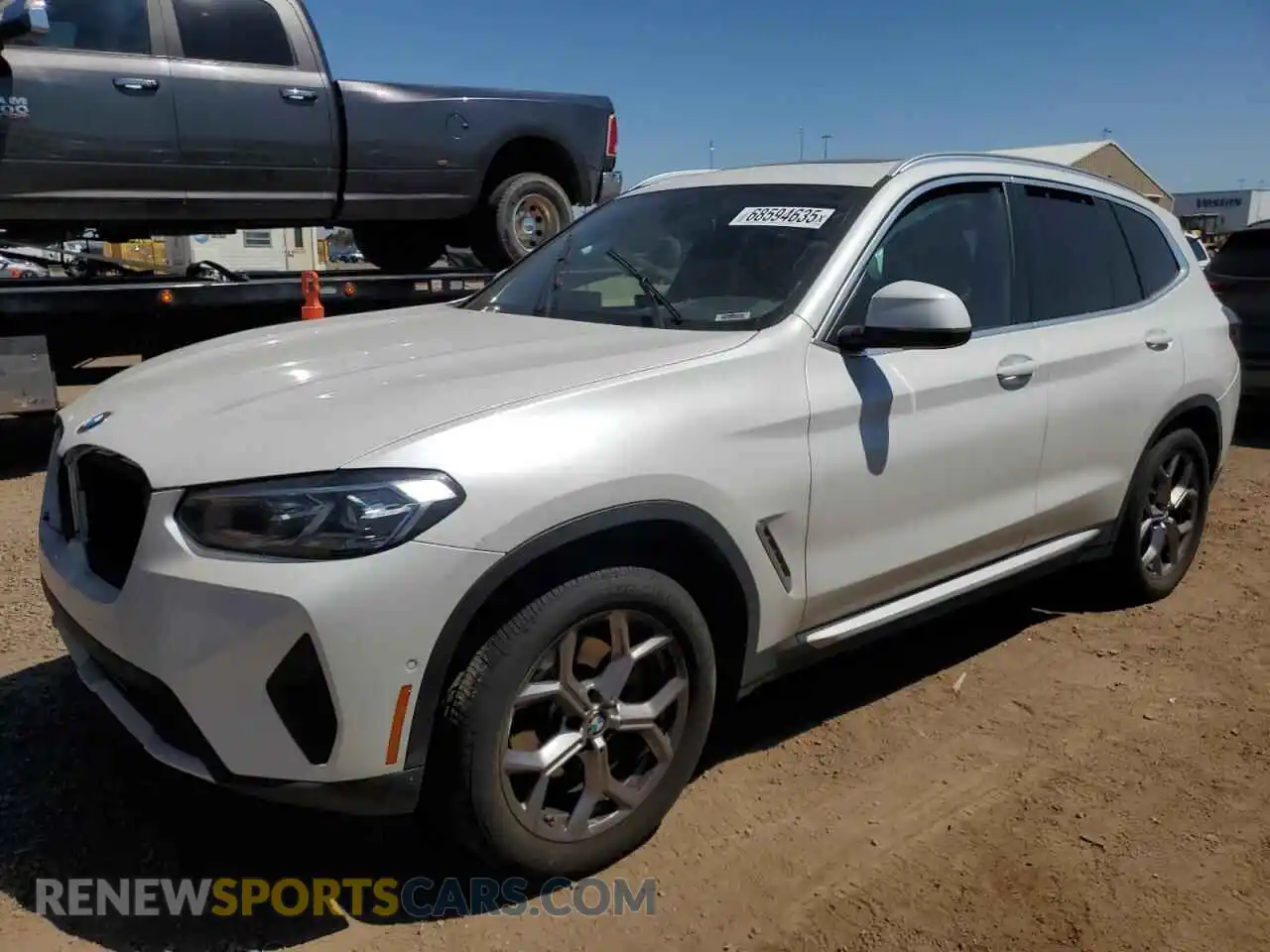 1 Photograph of a damaged car 5UX53DP08P9P46968 BMW X3 2023
