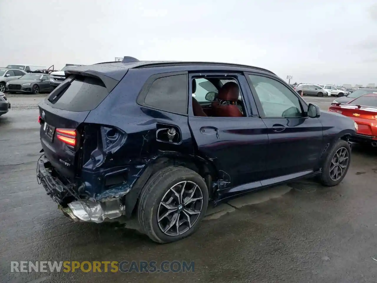 3 Photograph of a damaged car 5UX53DP08P9R11501 BMW X3 2023