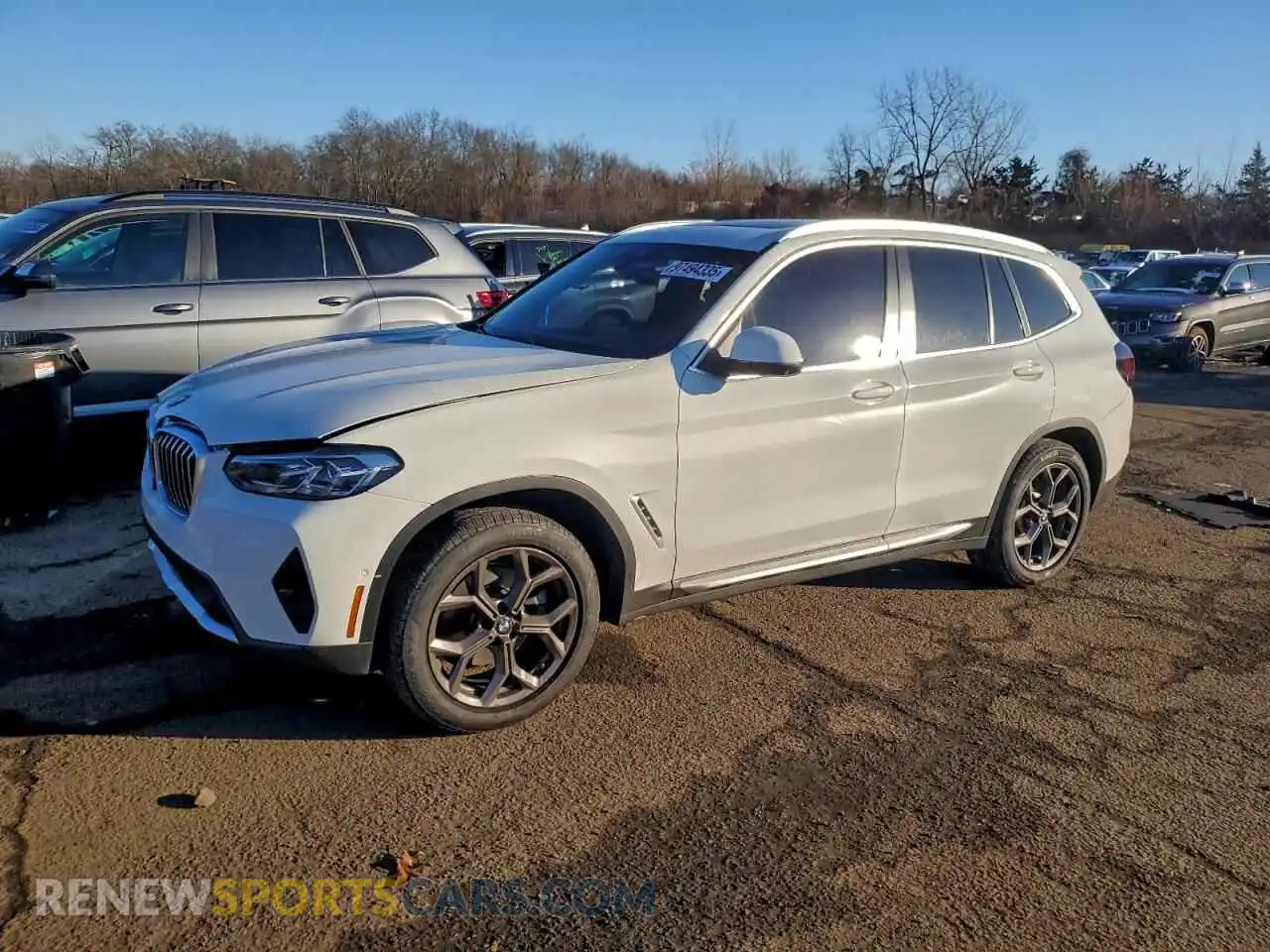 1 Photograph of a damaged car 5UX53DP08P9R31098 BMW X3 2023