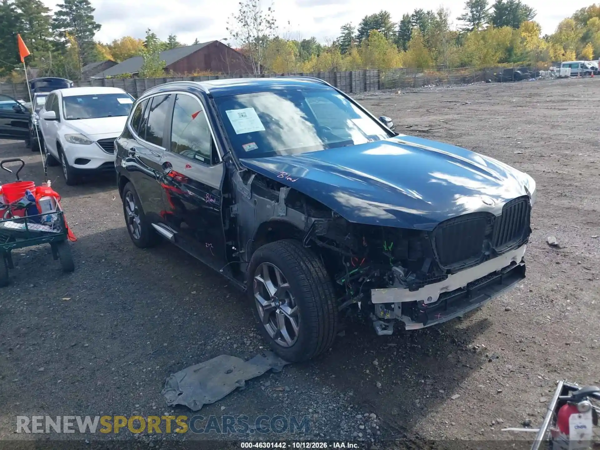 1 Фотография поврежденного автомобиля 5UX53DP08P9R32896 BMW X3 2023
