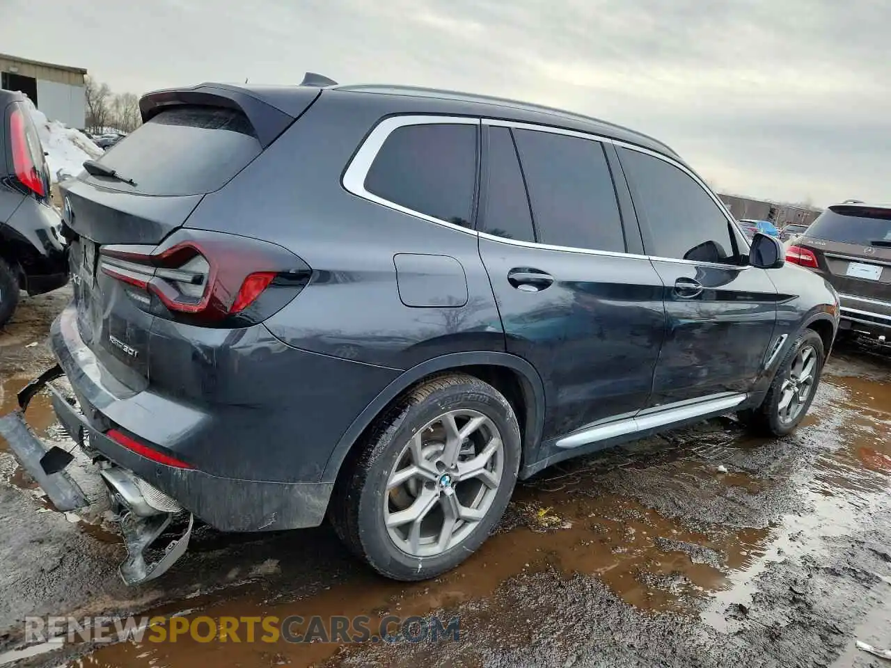 3 Фотография поврежденного автомобиля 5UX53DP08P9R38911 BMW X3 2023