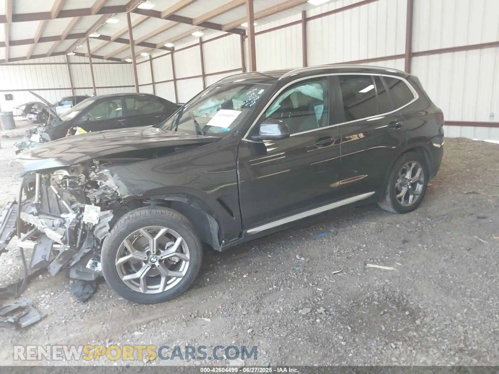 2 Photograph of a damaged car 5UX53DP08P9T28202 BMW X3 2023