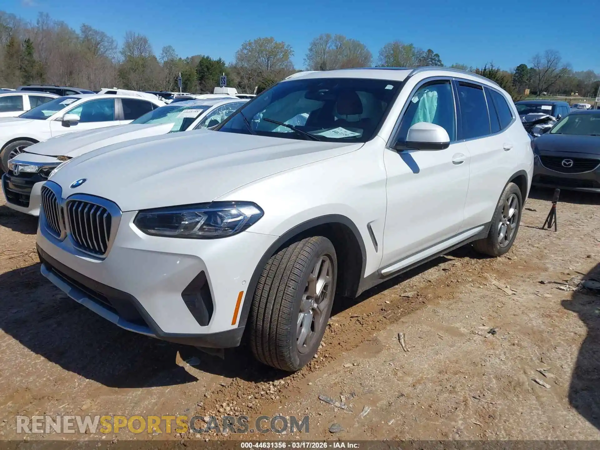 2 Photograph of a damaged car 5UX53DP08P9T32654 BMW X3 2023