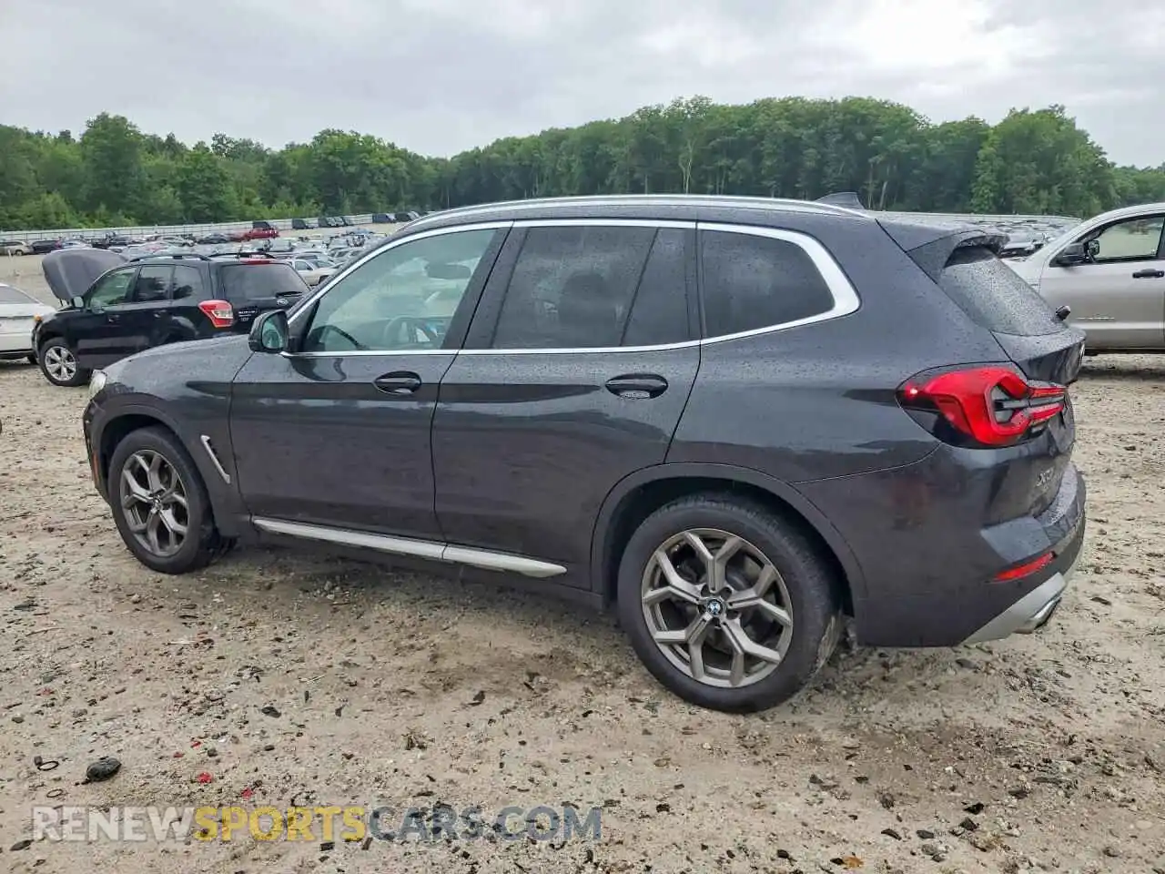 2 fotografías del automóvil dañado 5UX53DP08P9T34422 BMW X3 2023