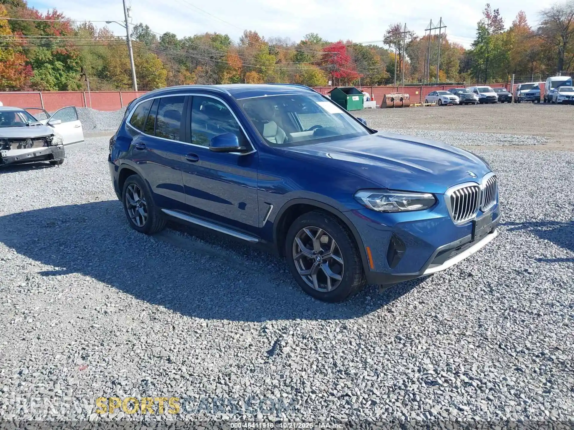 1 Photograph of a damaged car 5UX53DP09P9P44470 BMW X3 2023