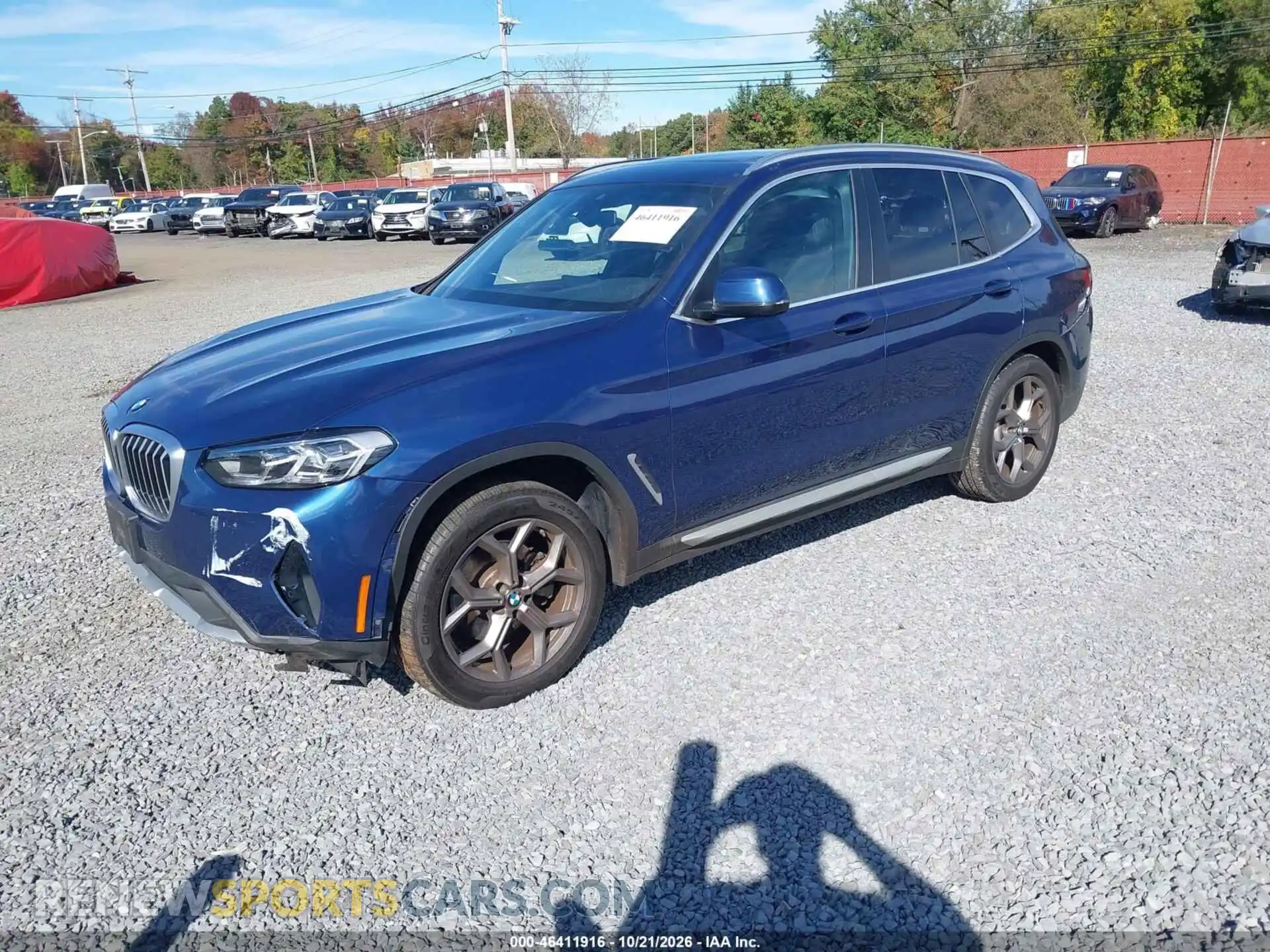 2 Photograph of a damaged car 5UX53DP09P9P44470 BMW X3 2023