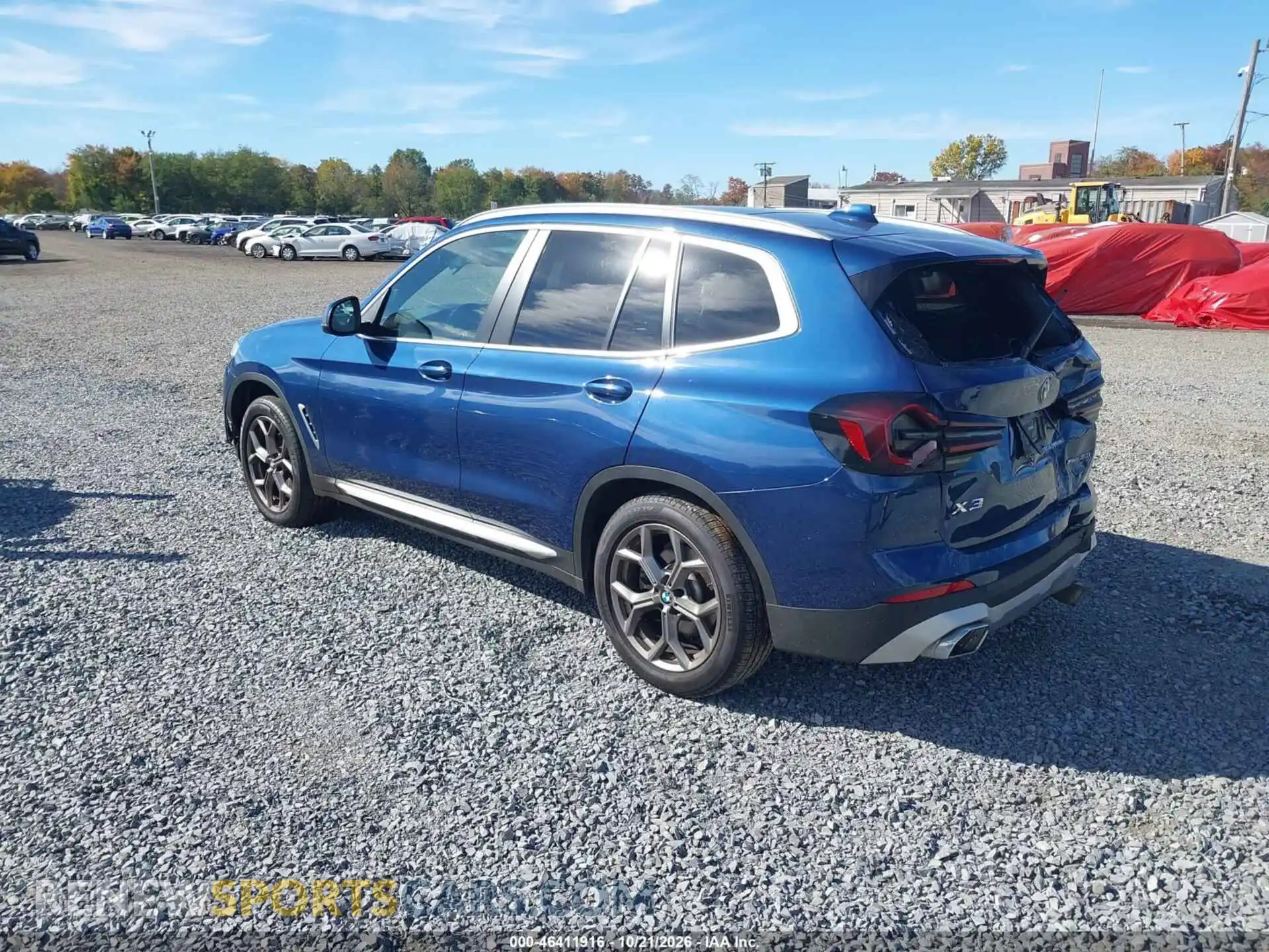 3 Photograph of a damaged car 5UX53DP09P9P44470 BMW X3 2023