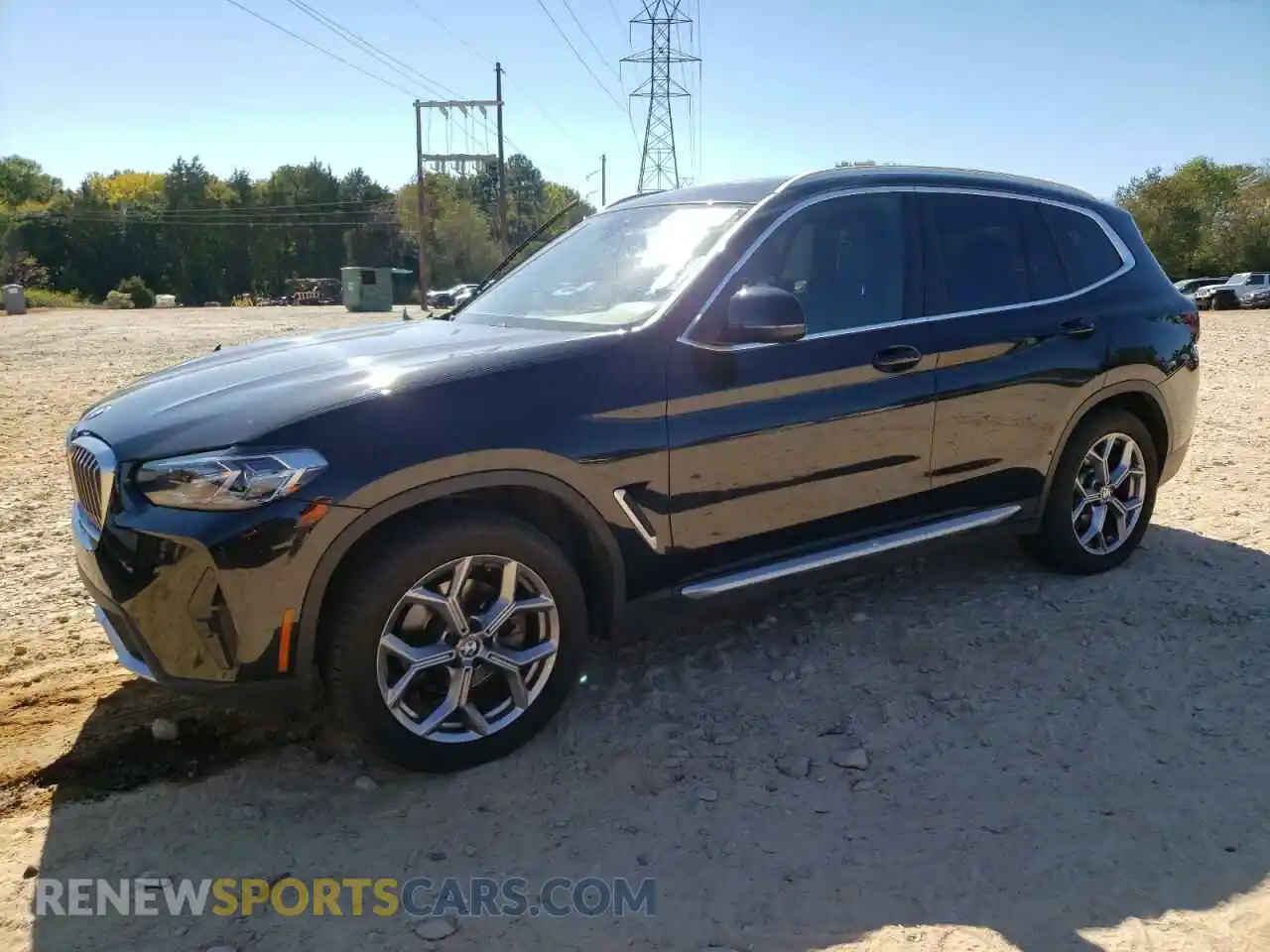 1 Photograph of a damaged car 5UX53DP09P9R43728 BMW X3 2023