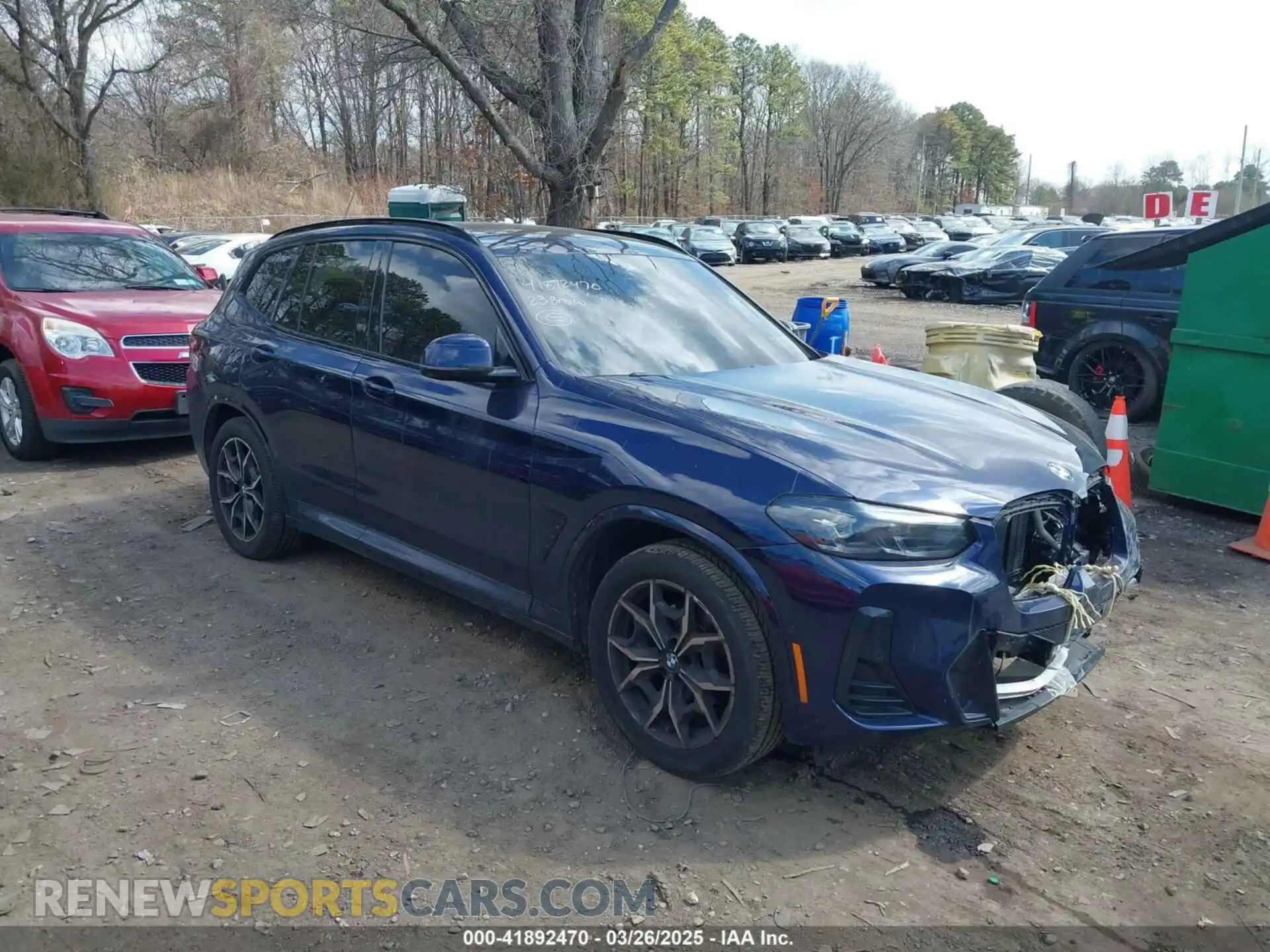 1 Photograph of a damaged car 5UX53DP0XP9S17246 BMW X3 2023