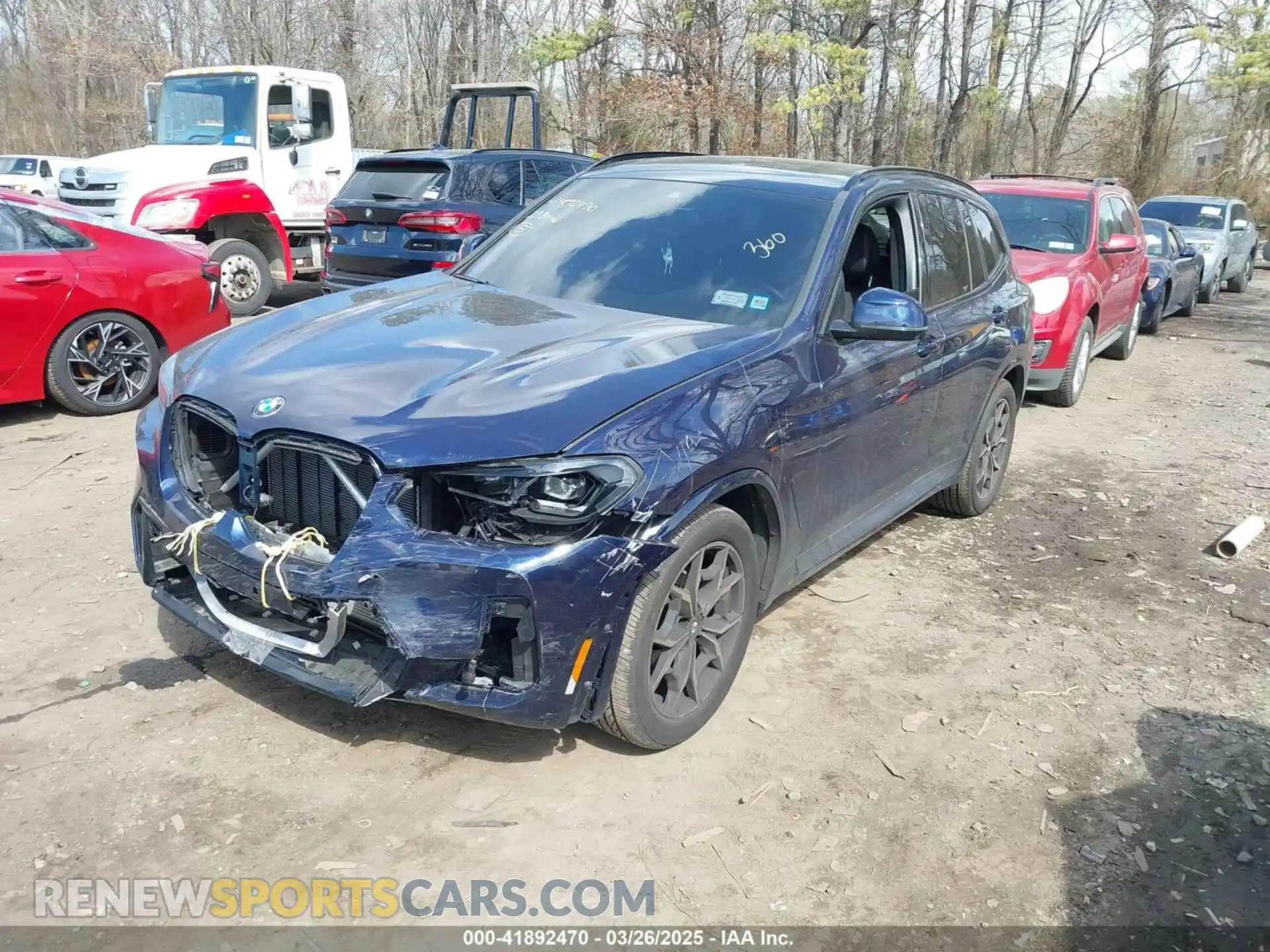 2 Photograph of a damaged car 5UX53DP0XP9S17246 BMW X3 2023