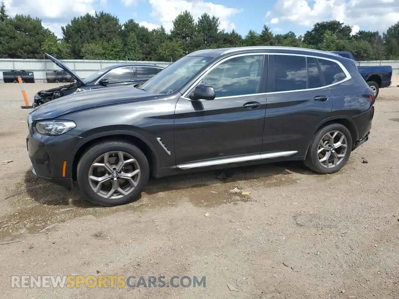 1 Photograph of a damaged car 5UX53DP0XP9S18879 BMW X3 2023