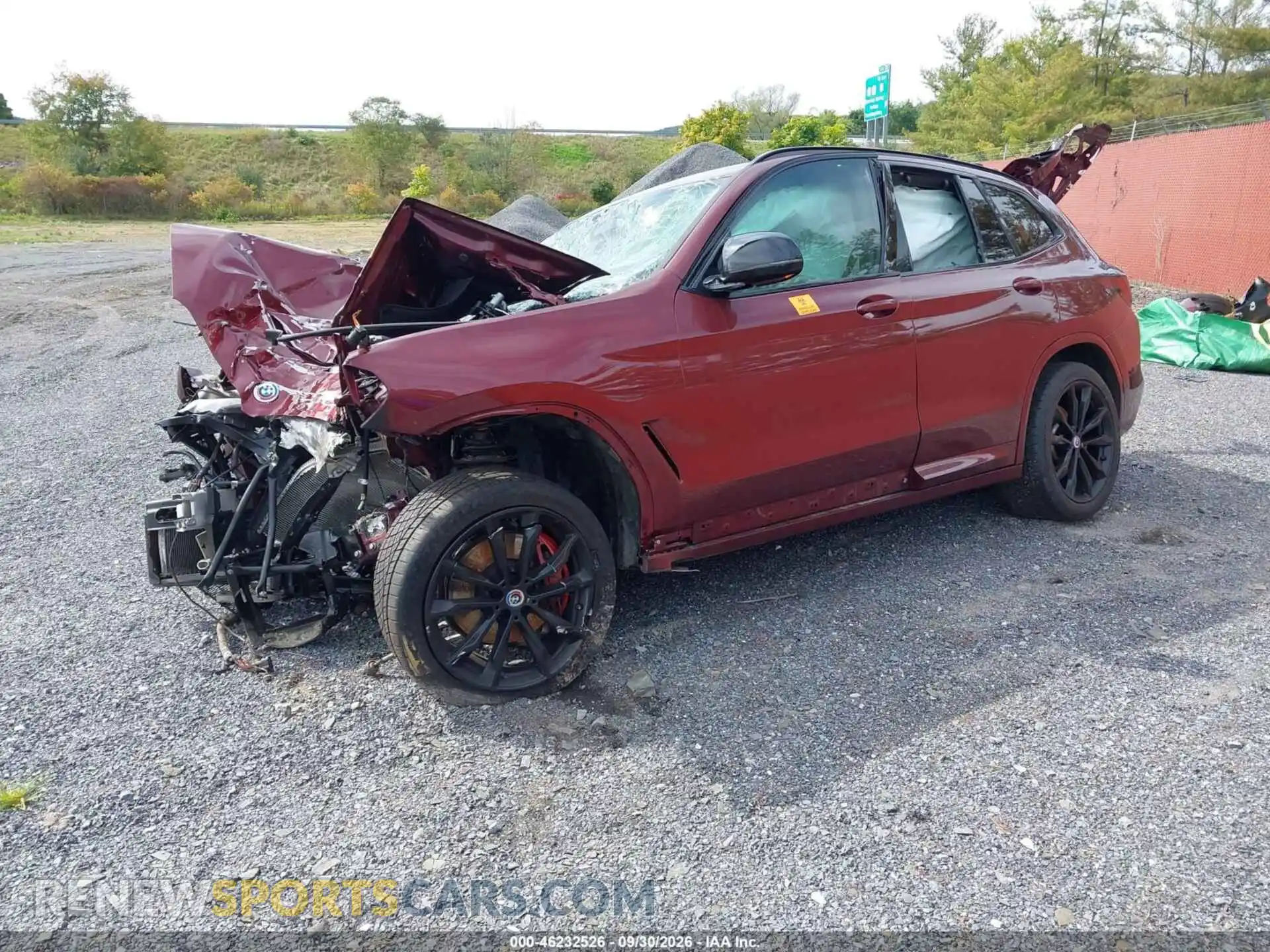 2 Фотография поврежденного автомобиля 5UX83DP03P9P37687 BMW X3 2023