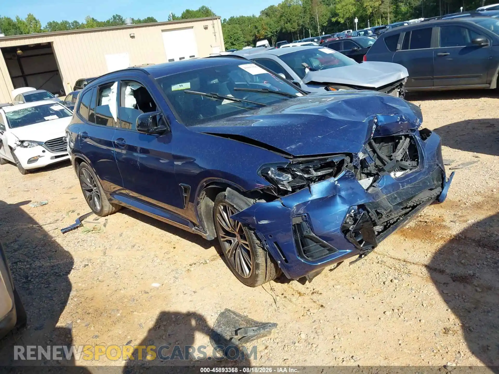 1 Photograph of a damaged car 5UX83DP05P9R01621 BMW X3 2023