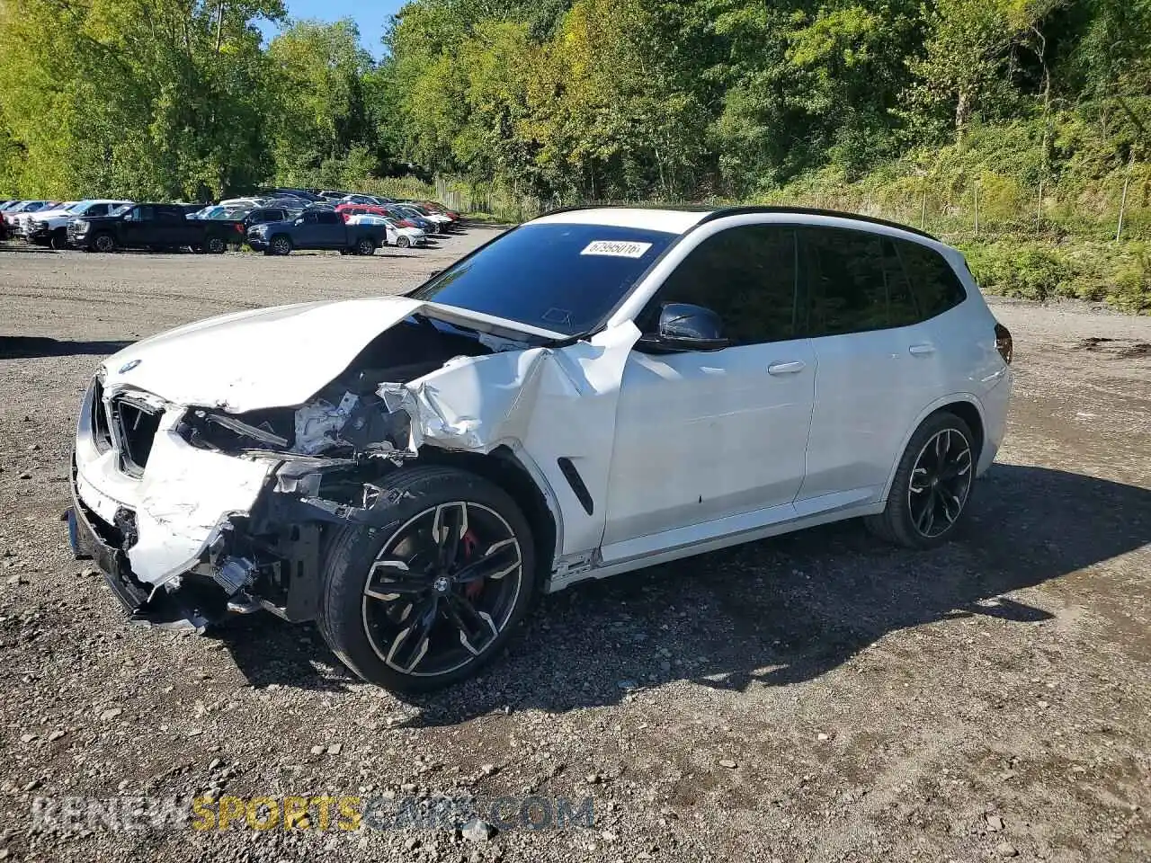 1 Photograph of a damaged car 5UX83DP06P9P54967 BMW X3 2023