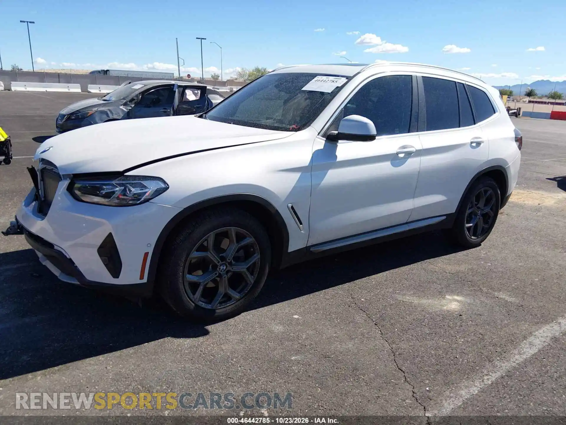 2 Photograph of a damaged car WBX47DP00PN217395 BMW X3 2023