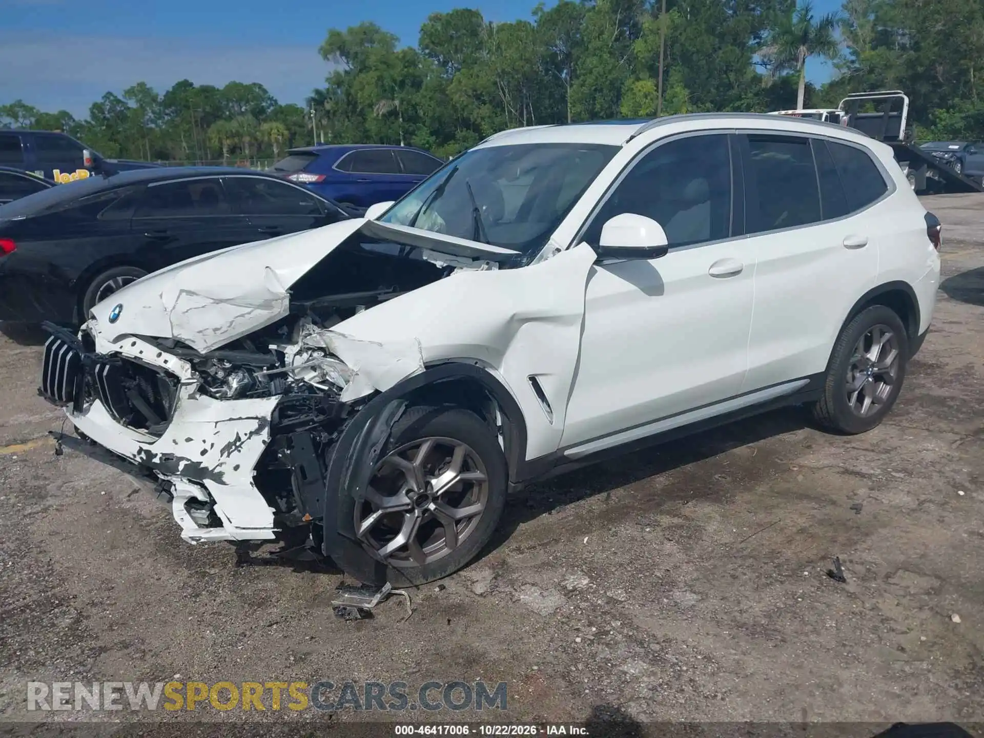 2 fotografías del automóvil dañado WBX47DP03PN231243 BMW X3 2023