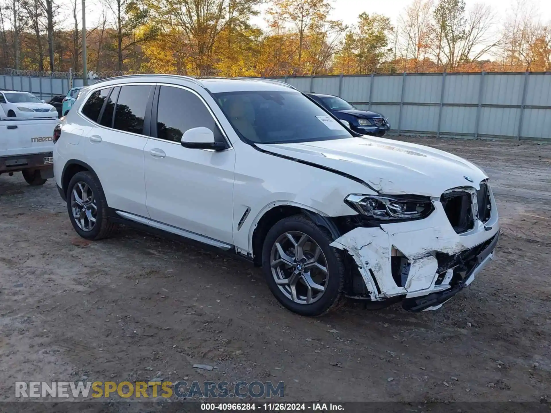 1 fotografías del automóvil dañado WBX47DP06PN230149 BMW X3 2023