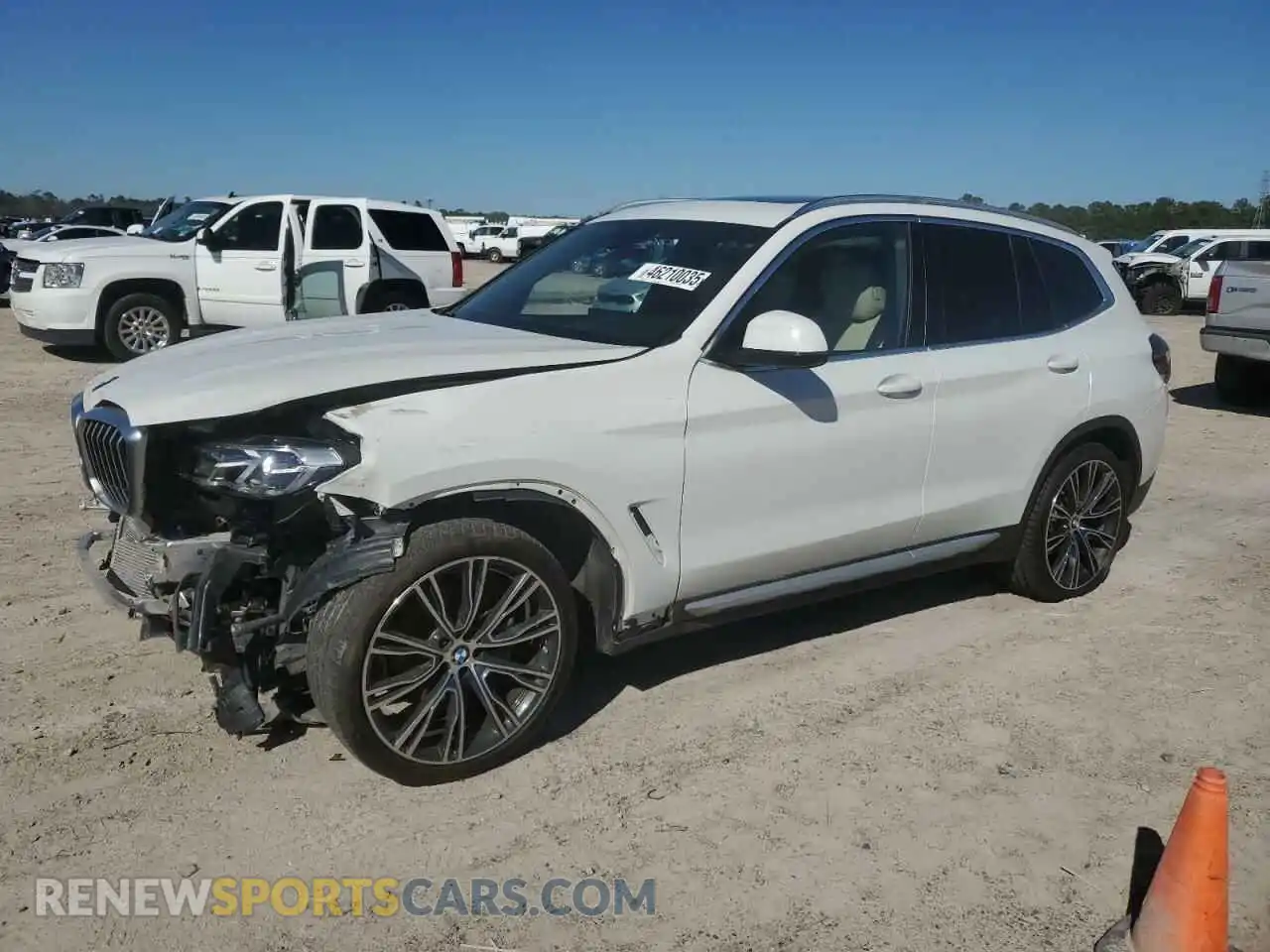 1 Photograph of a damaged car WBX57DP03PN187751 BMW X3 2023