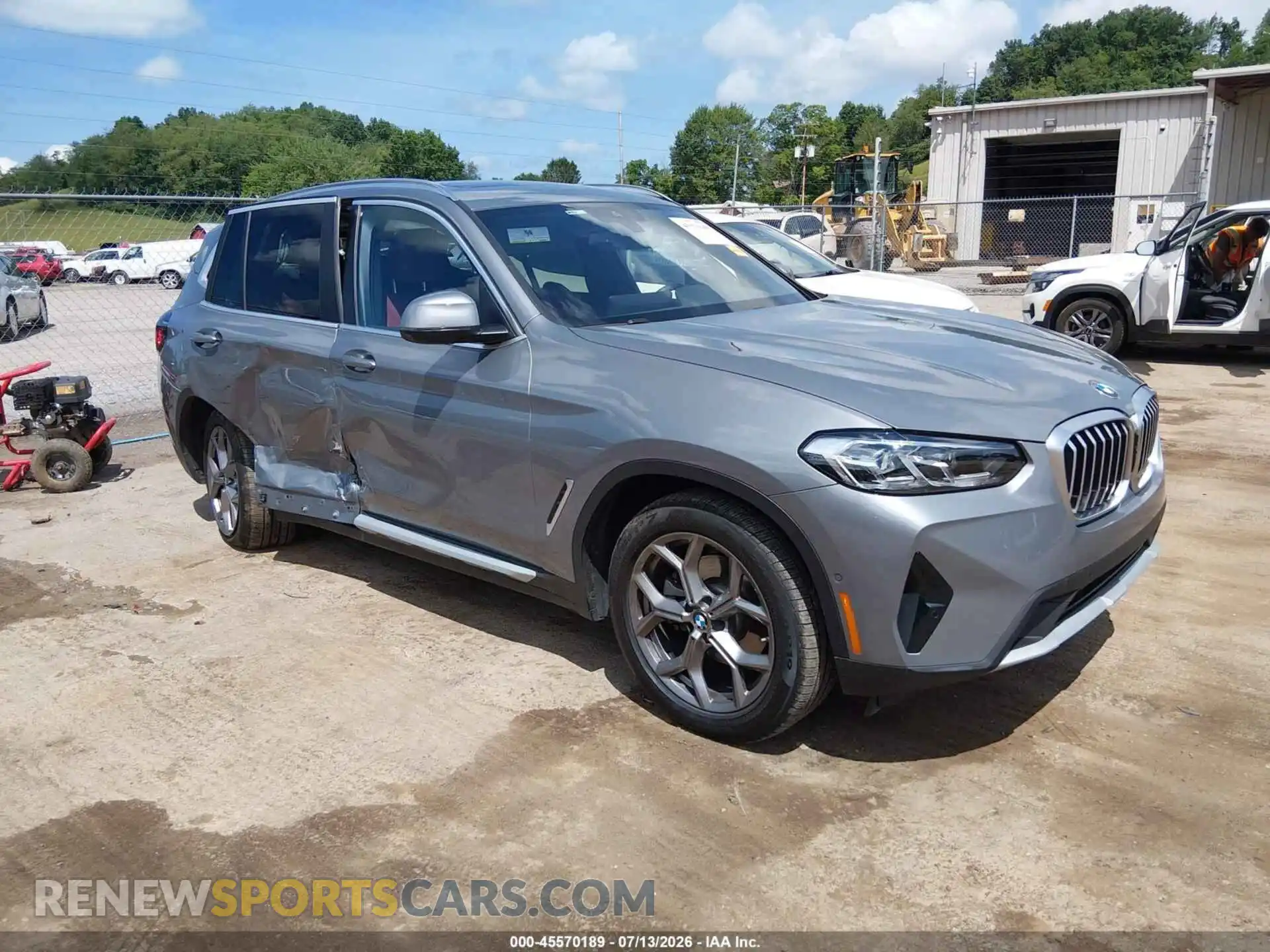 1 Photograph of a damaged car WBX57DP06PN237669 BMW X3 2023