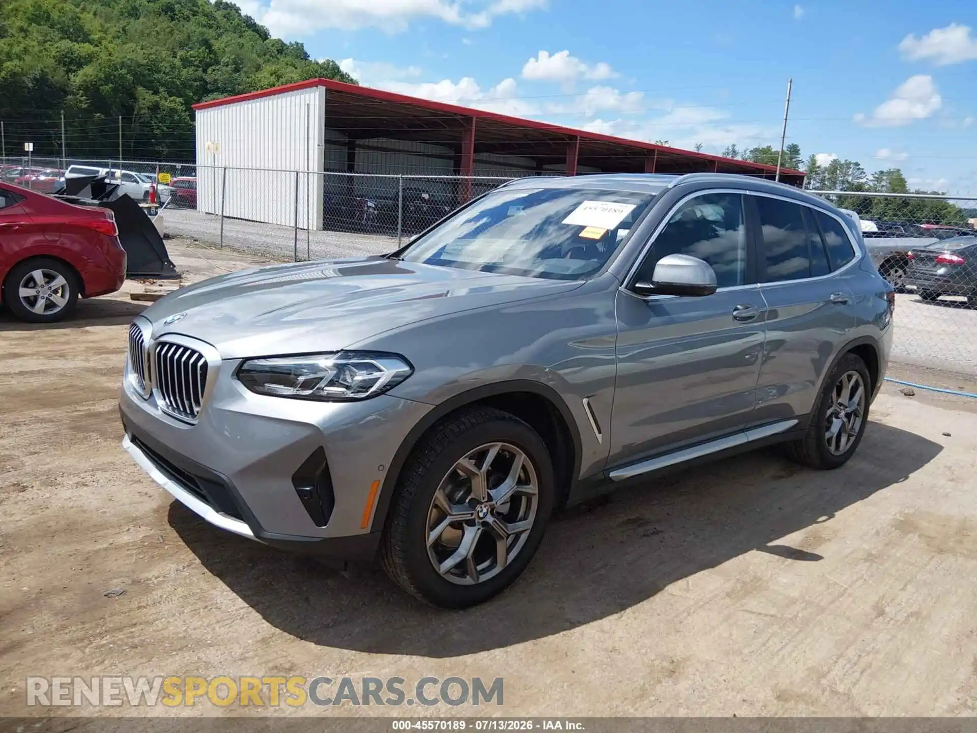 2 Photograph of a damaged car WBX57DP06PN237669 BMW X3 2023