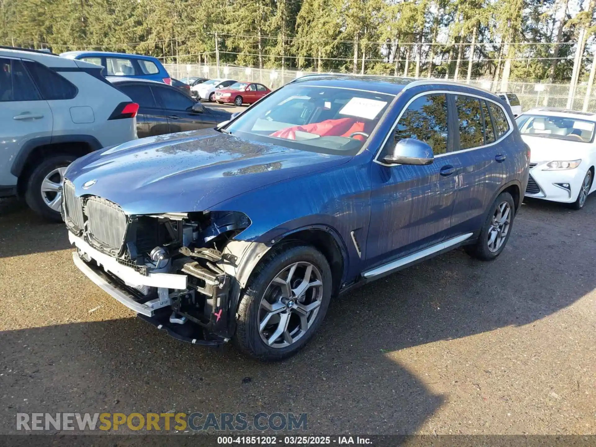 2 Photograph of a damaged car WBX57DP08PN240878 BMW X3 2023