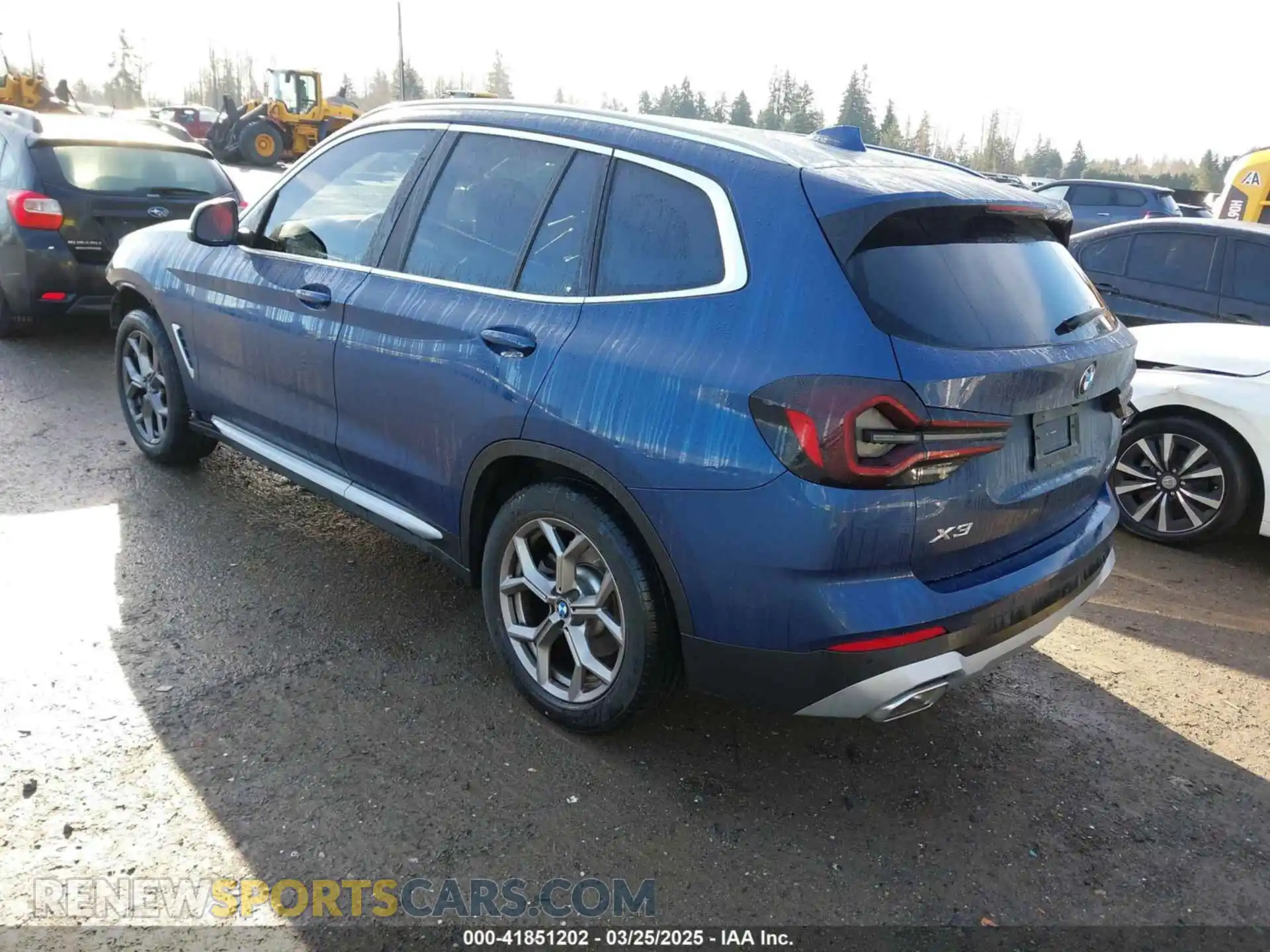 3 Photograph of a damaged car WBX57DP08PN240878 BMW X3 2023