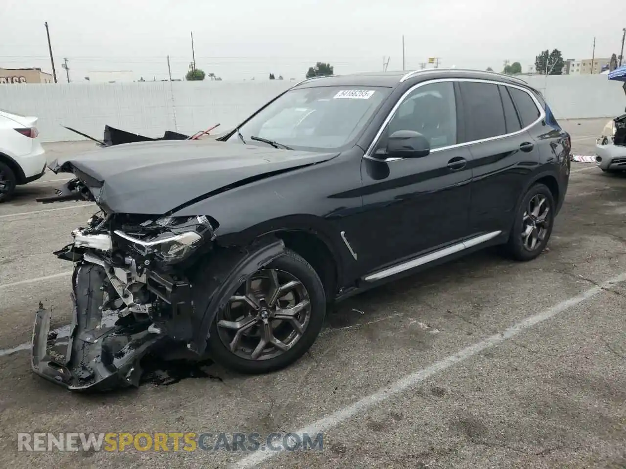 1 Photograph of a damaged car WBX57DP09PN247807 BMW X3 2023