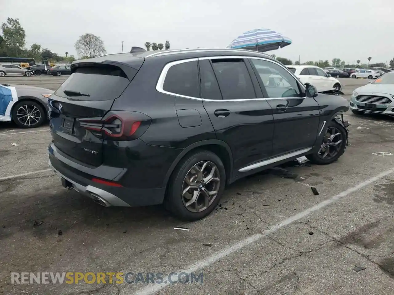3 Photograph of a damaged car WBX57DP09PN247807 BMW X3 2023