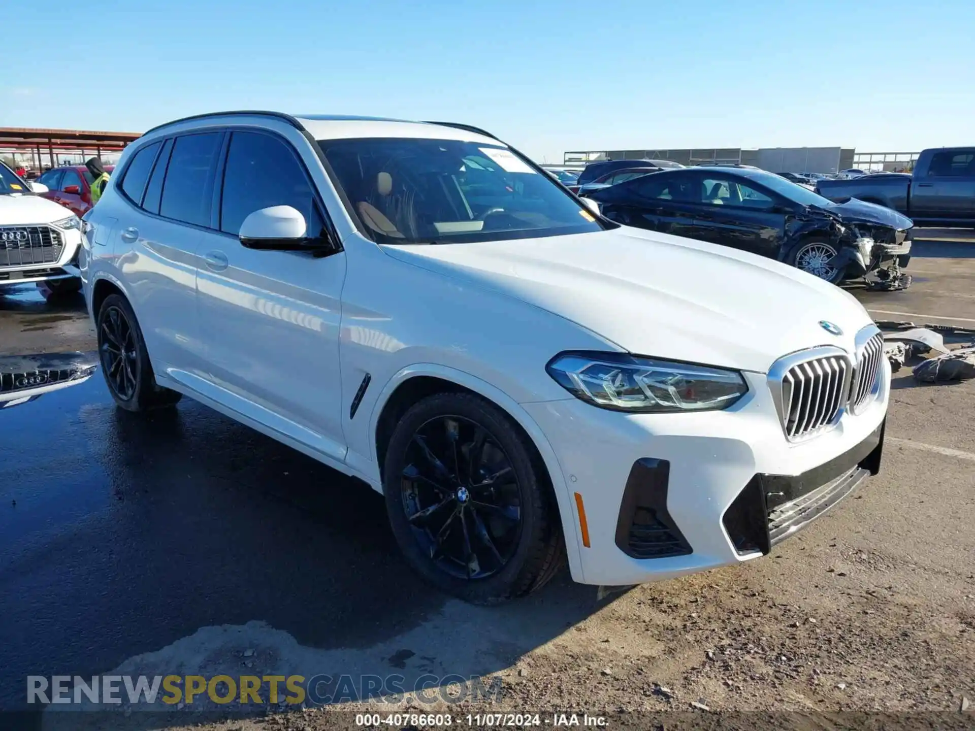 1 fotografías del automóvil dañado 5UX43DP00R9U27658 BMW X3 2024