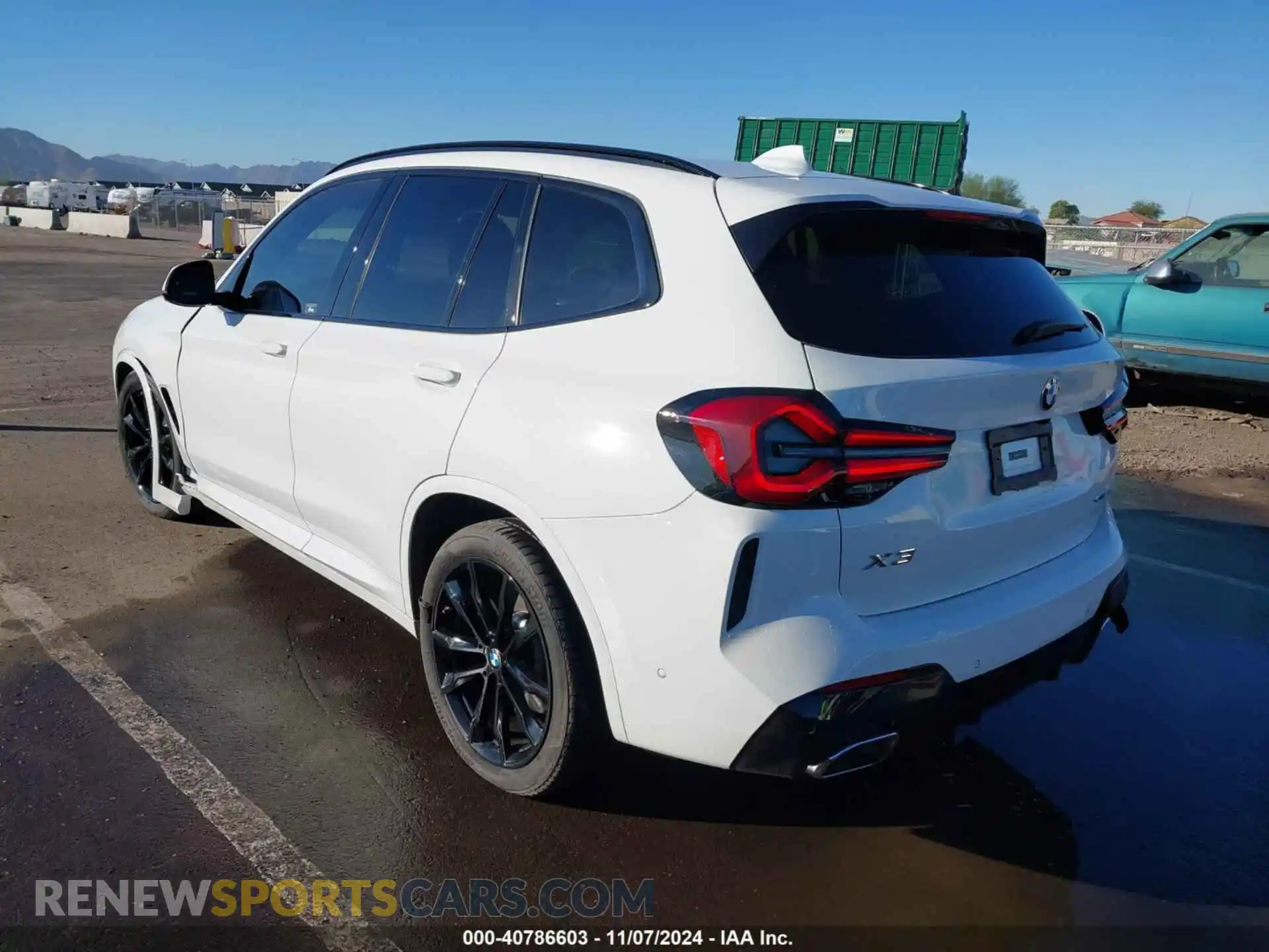 3 fotografías del automóvil dañado 5UX43DP00R9U27658 BMW X3 2024