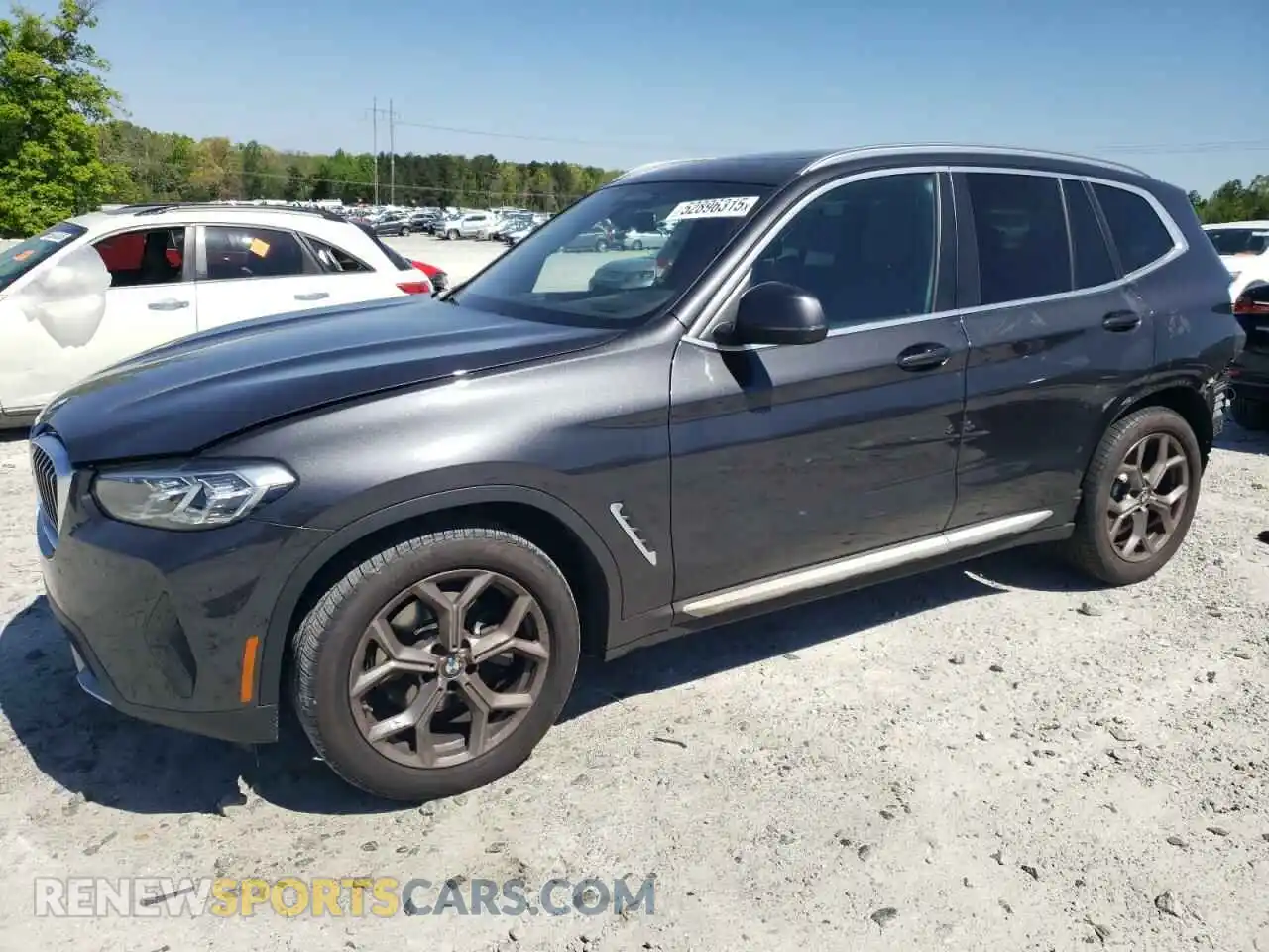 1 Photograph of a damaged car 5UX43DP00R9X47322 BMW X3 2024