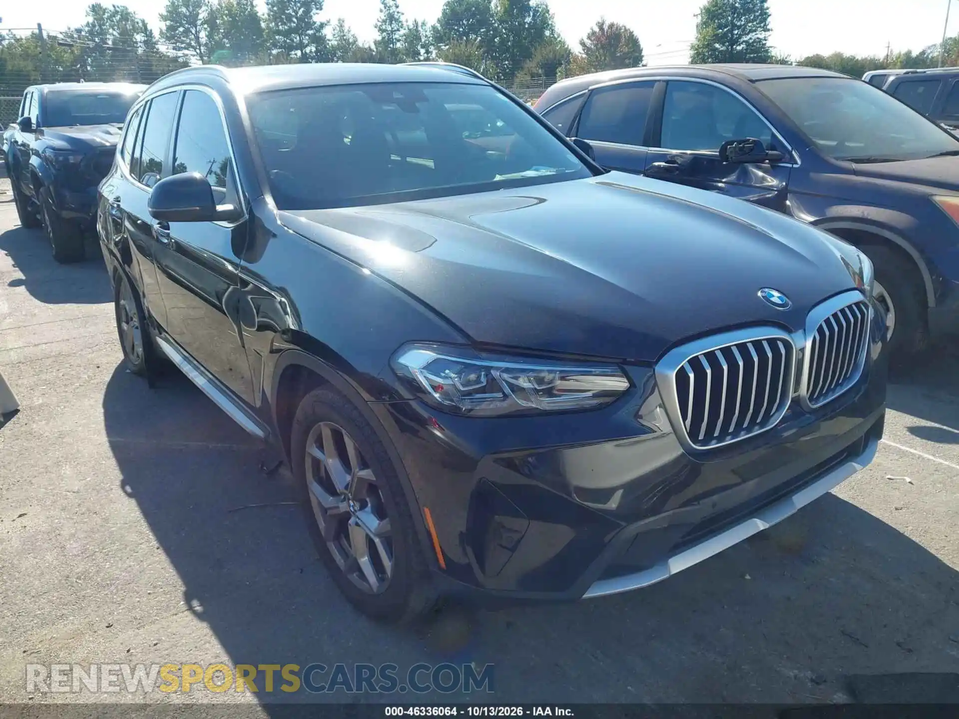 1 Photograph of a damaged car 5UX43DP01R9T64408 BMW X3 2024