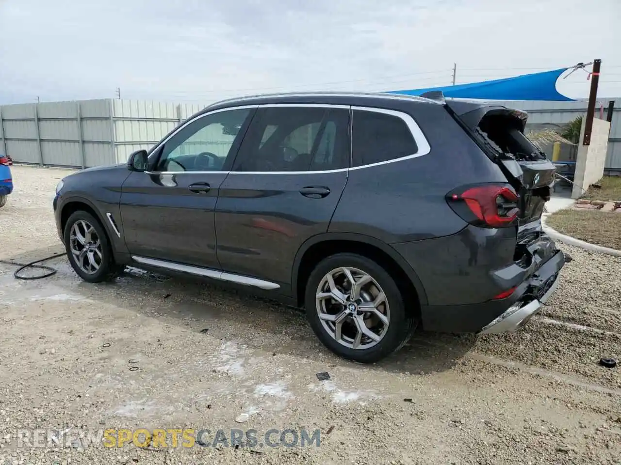 2 Photograph of a damaged car 5UX43DP01R9V07910 BMW X3 2024