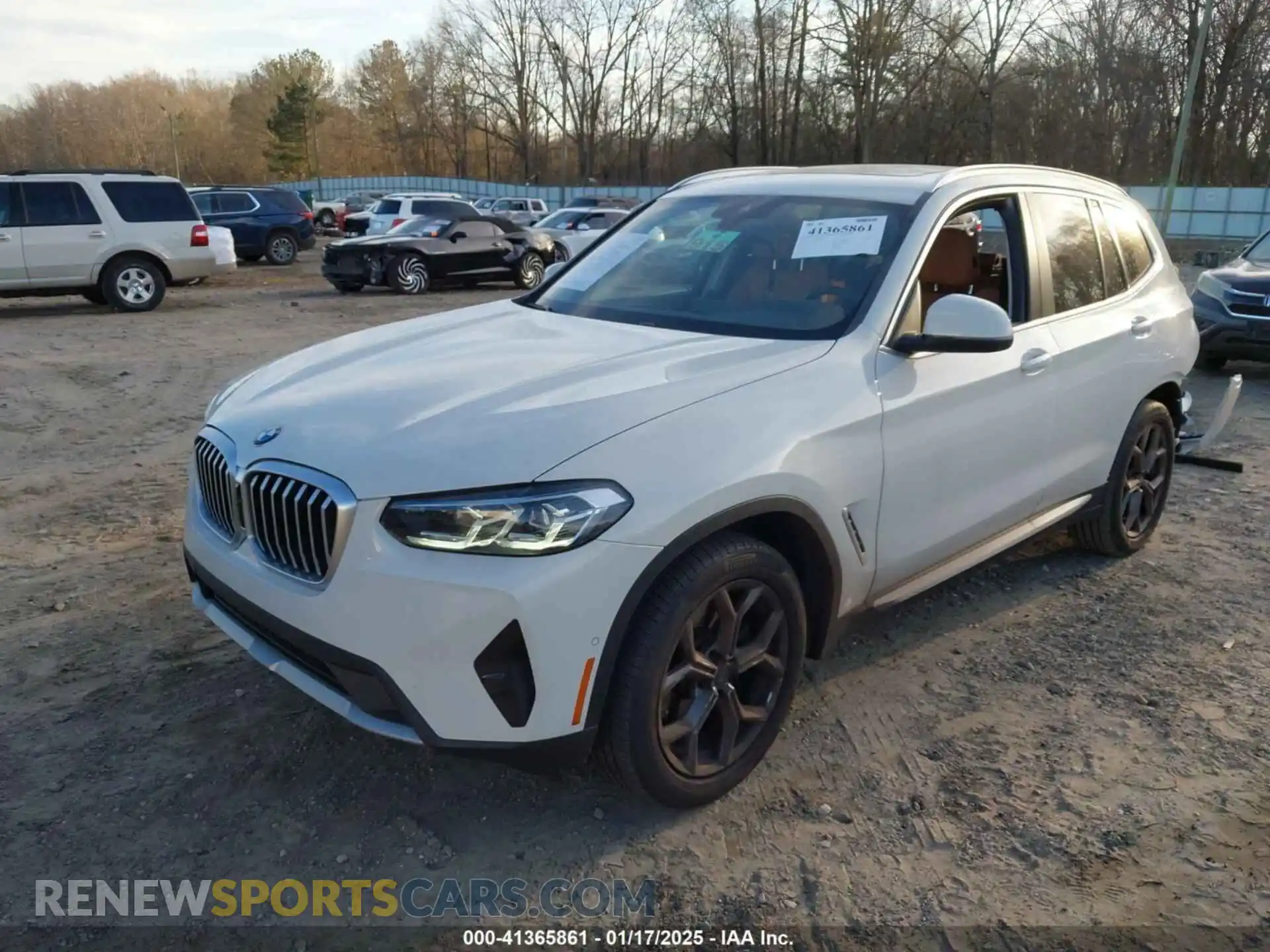 2 fotografías del automóvil dañado 5UX43DP01R9V12590 BMW X3 2024