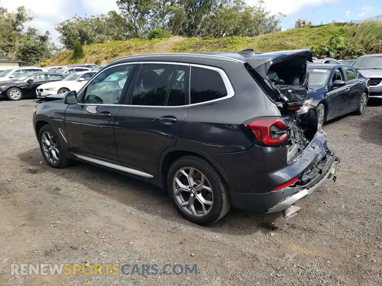 2 Photograph of a damaged car 5UX43DP01R9V58548 BMW X3 2024
