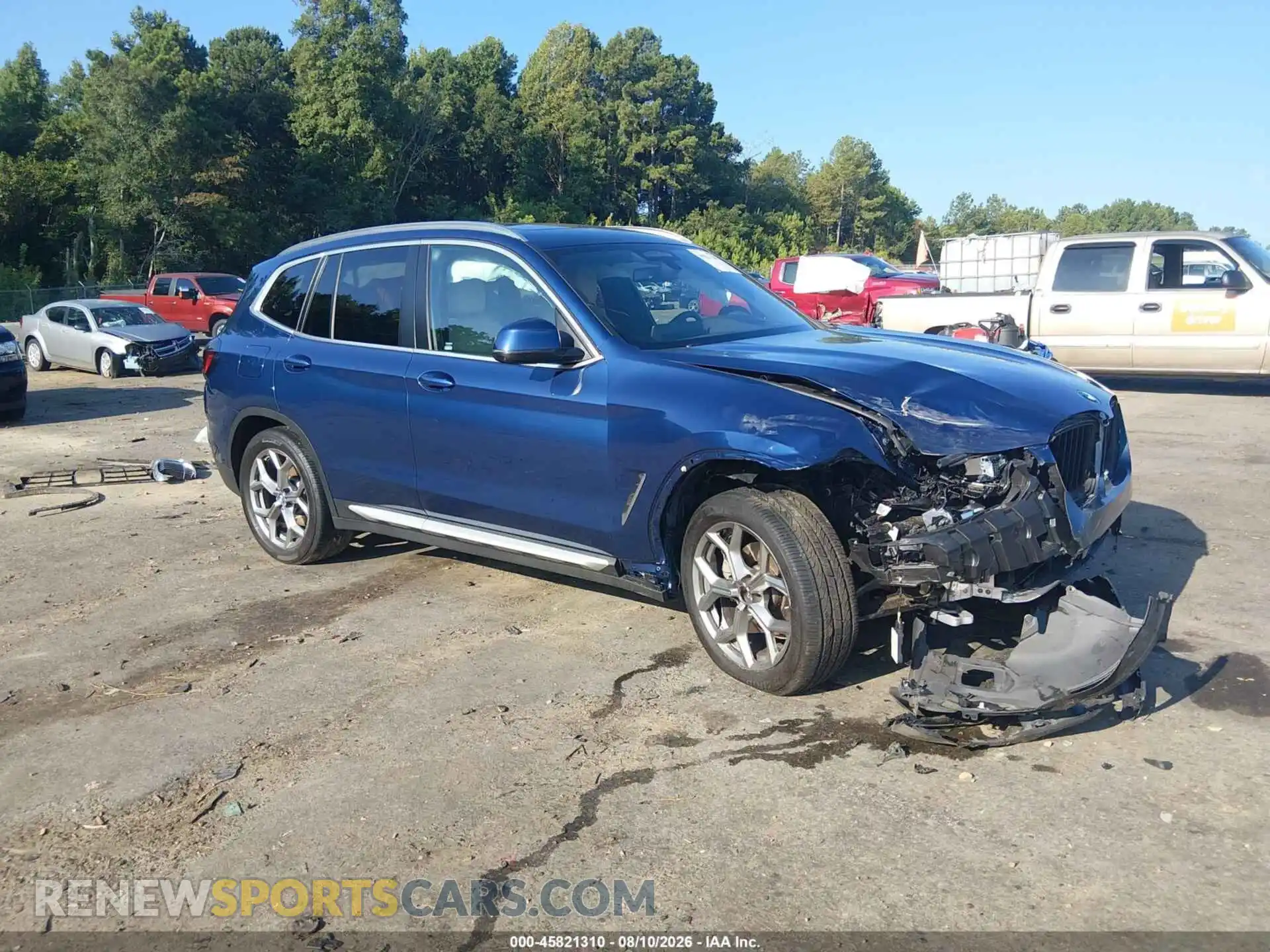 1 fotografías del automóvil dañado 5UX43DP03R9W24078 BMW X3 2024