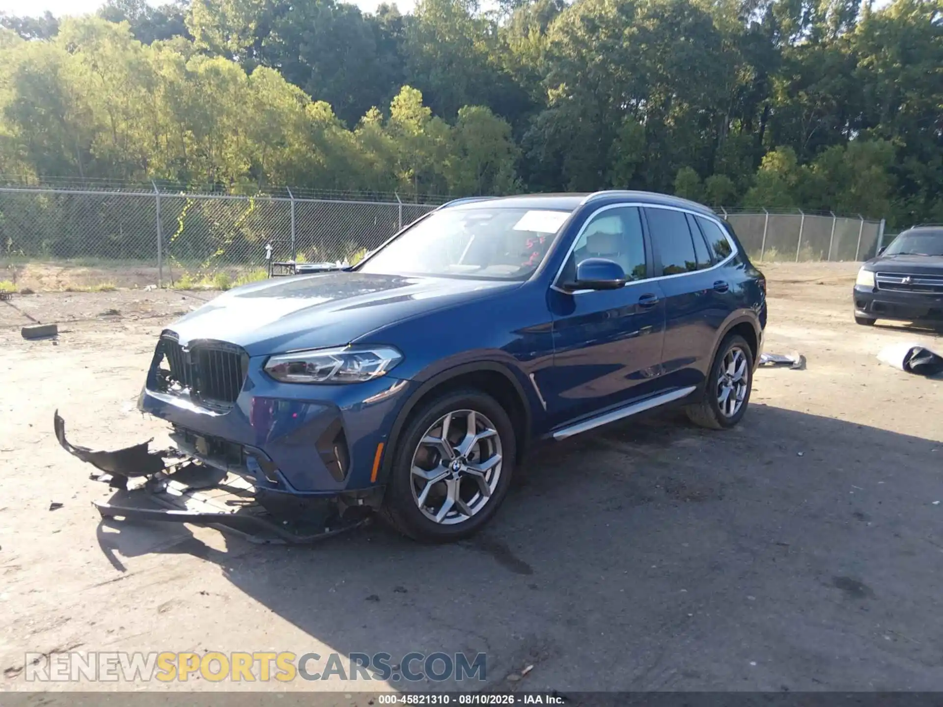 2 fotografías del automóvil dañado 5UX43DP03R9W24078 BMW X3 2024