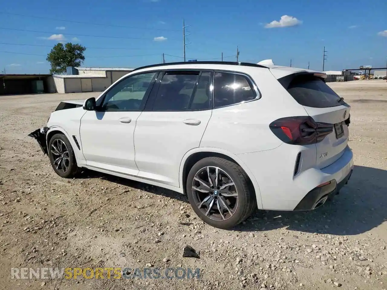 2 Photograph of a damaged car 5UX43DP03R9W90646 BMW X3 2024