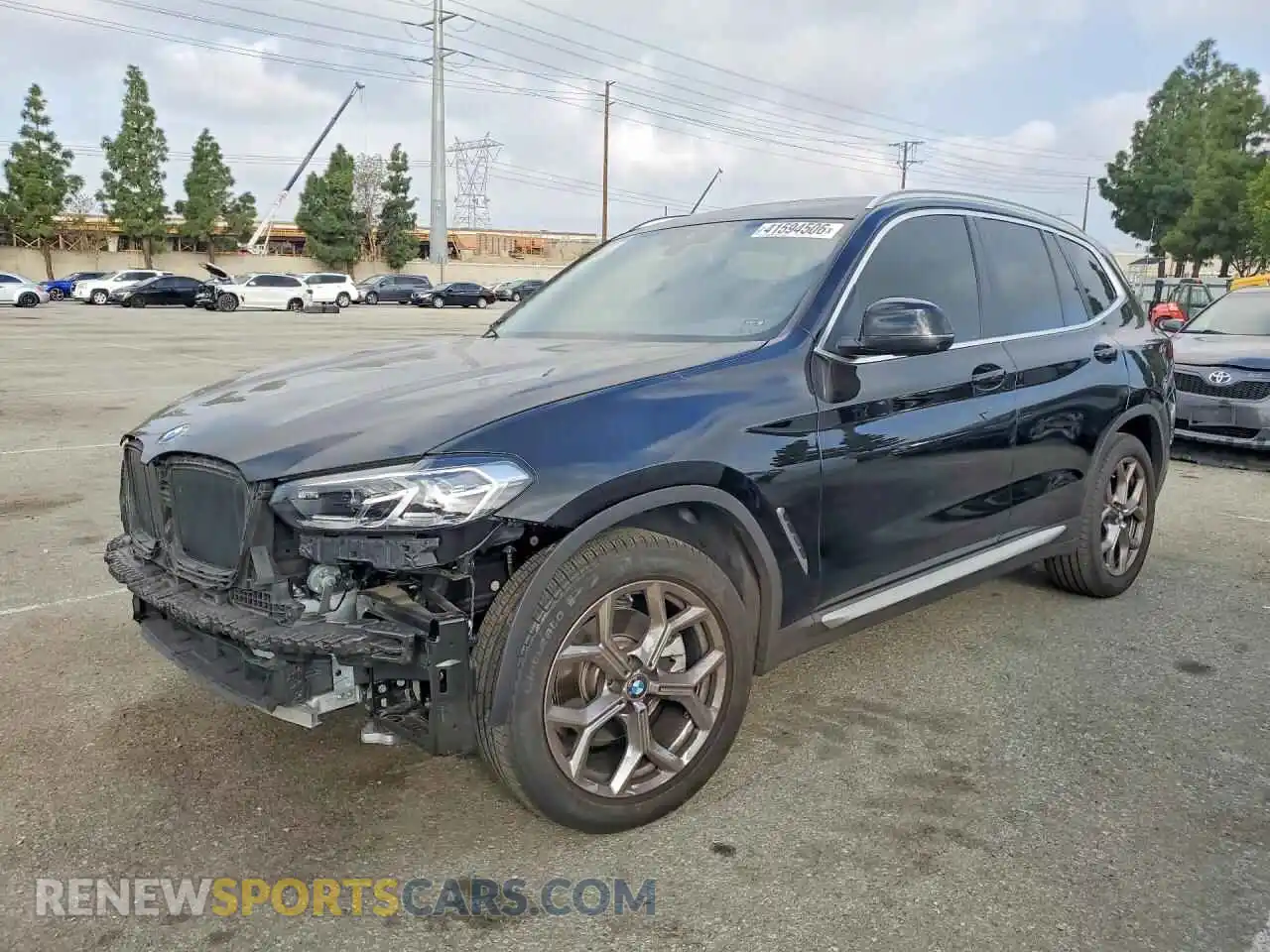 1 fotografías del automóvil dañado 5UX43DP04R9U57956 BMW X3 2024