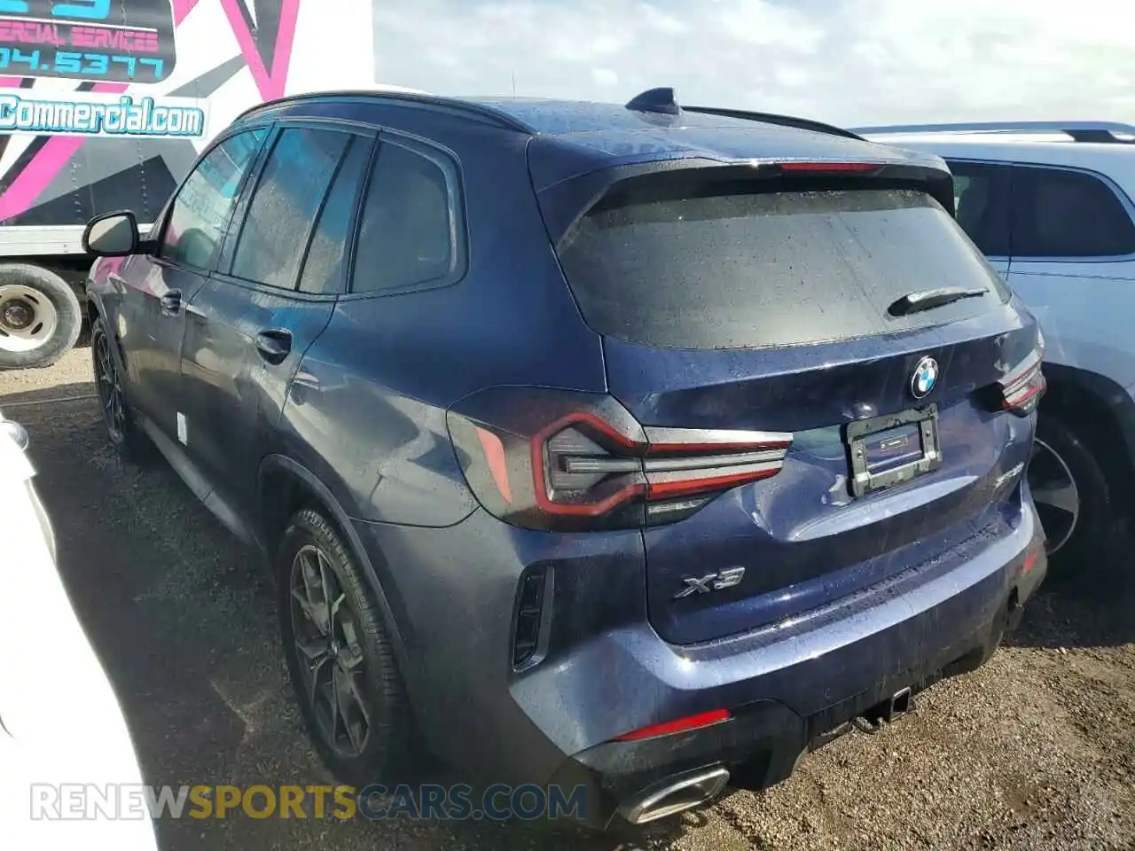 2 Photograph of a damaged car 5UX43DP04R9U84462 BMW X3 2024