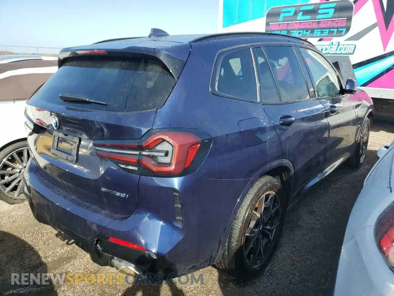 3 Photograph of a damaged car 5UX43DP04R9U84462 BMW X3 2024